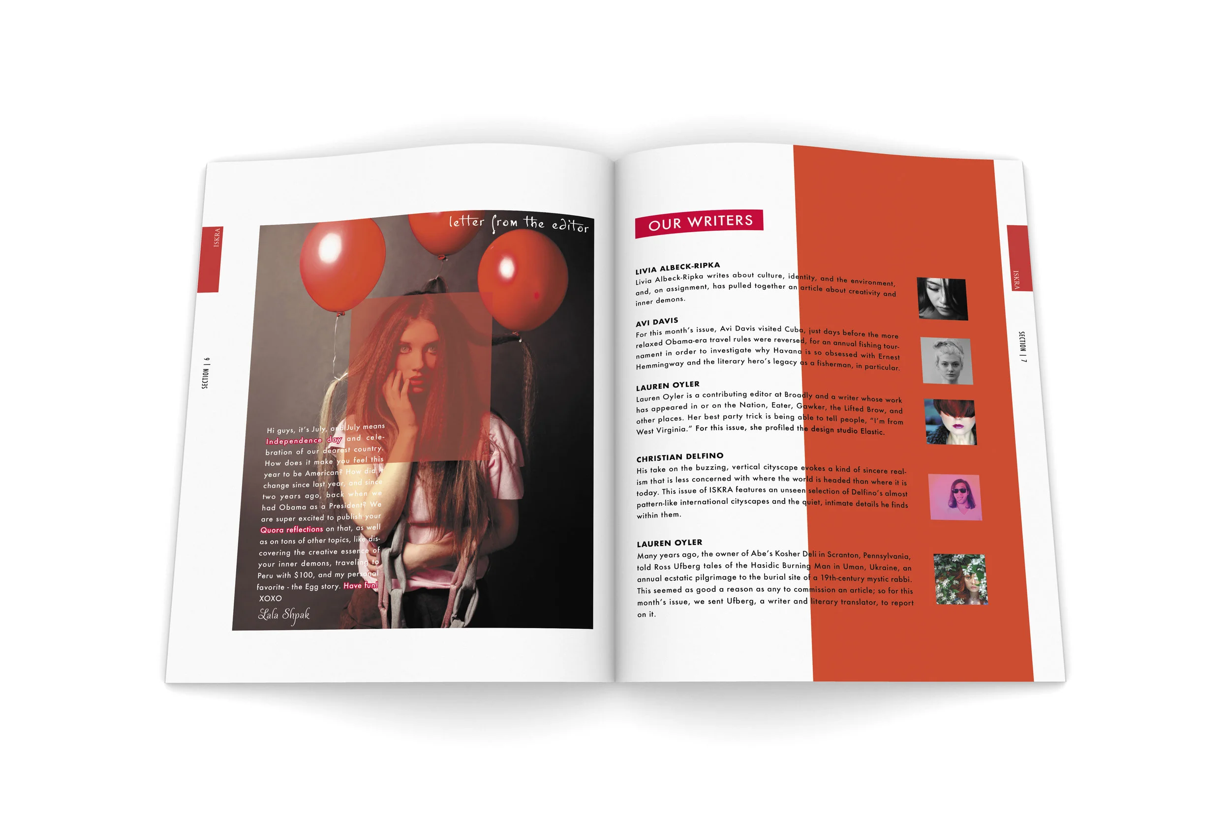 ISKRA Magazine, Letter from the editor