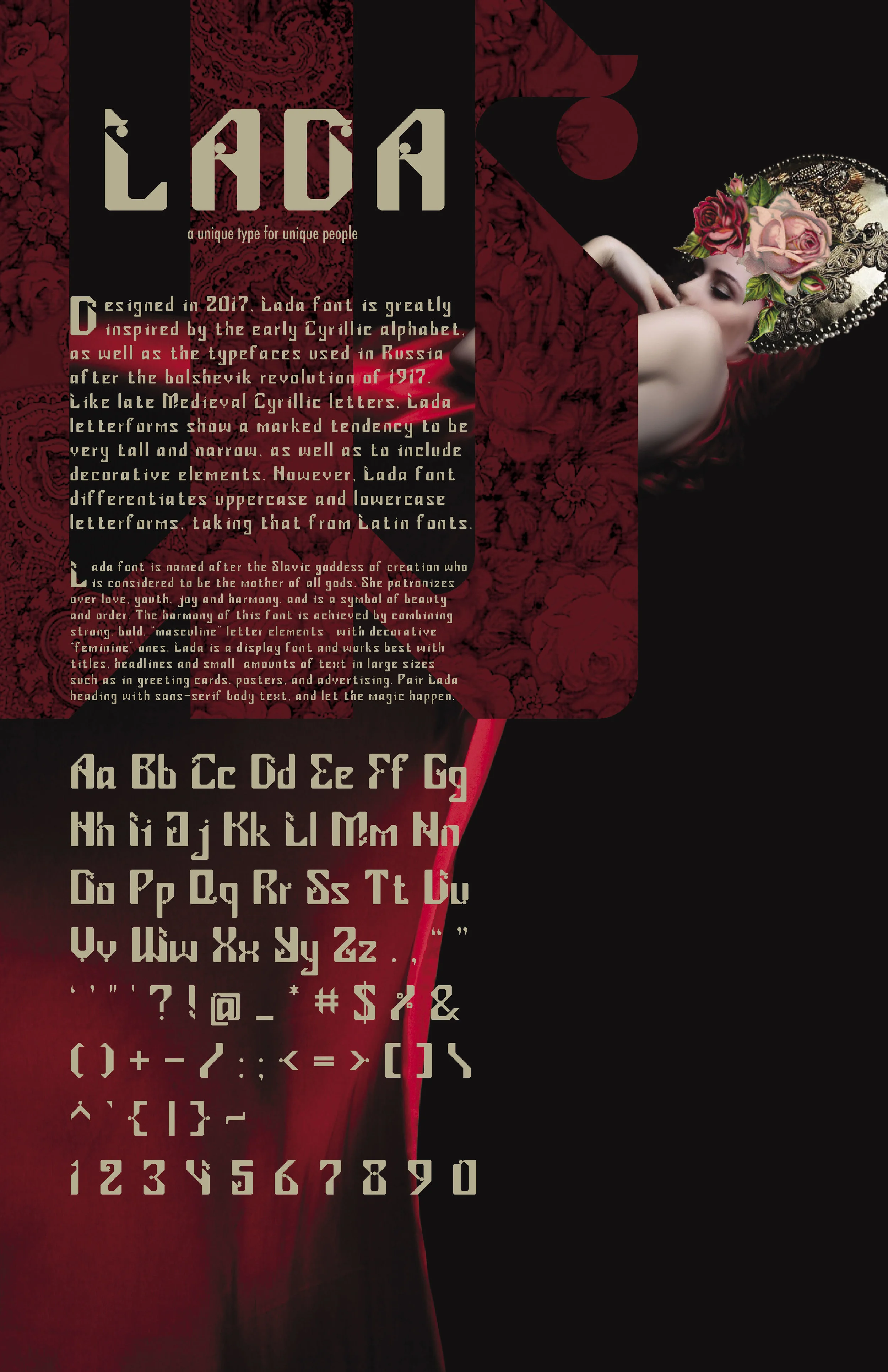 LADA Typeface and Presentation