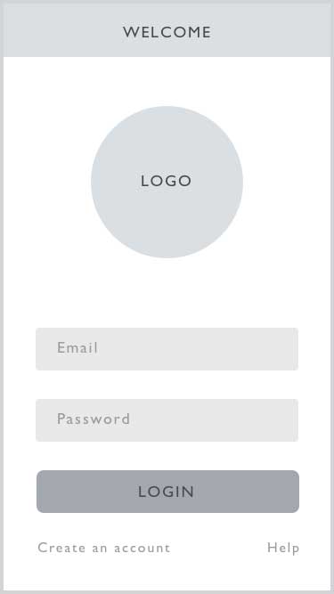 Login screen displayed at launch was incorporated to personalize user experience.