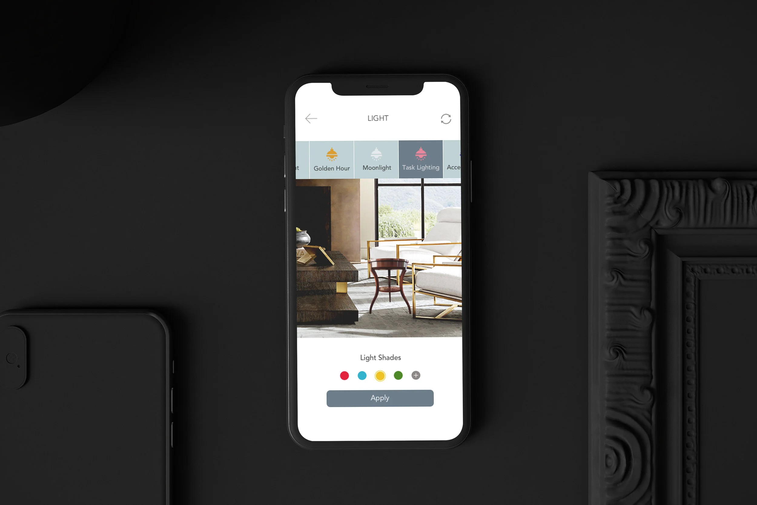 iPhone X explorations in portrait mode, 3D Room View App