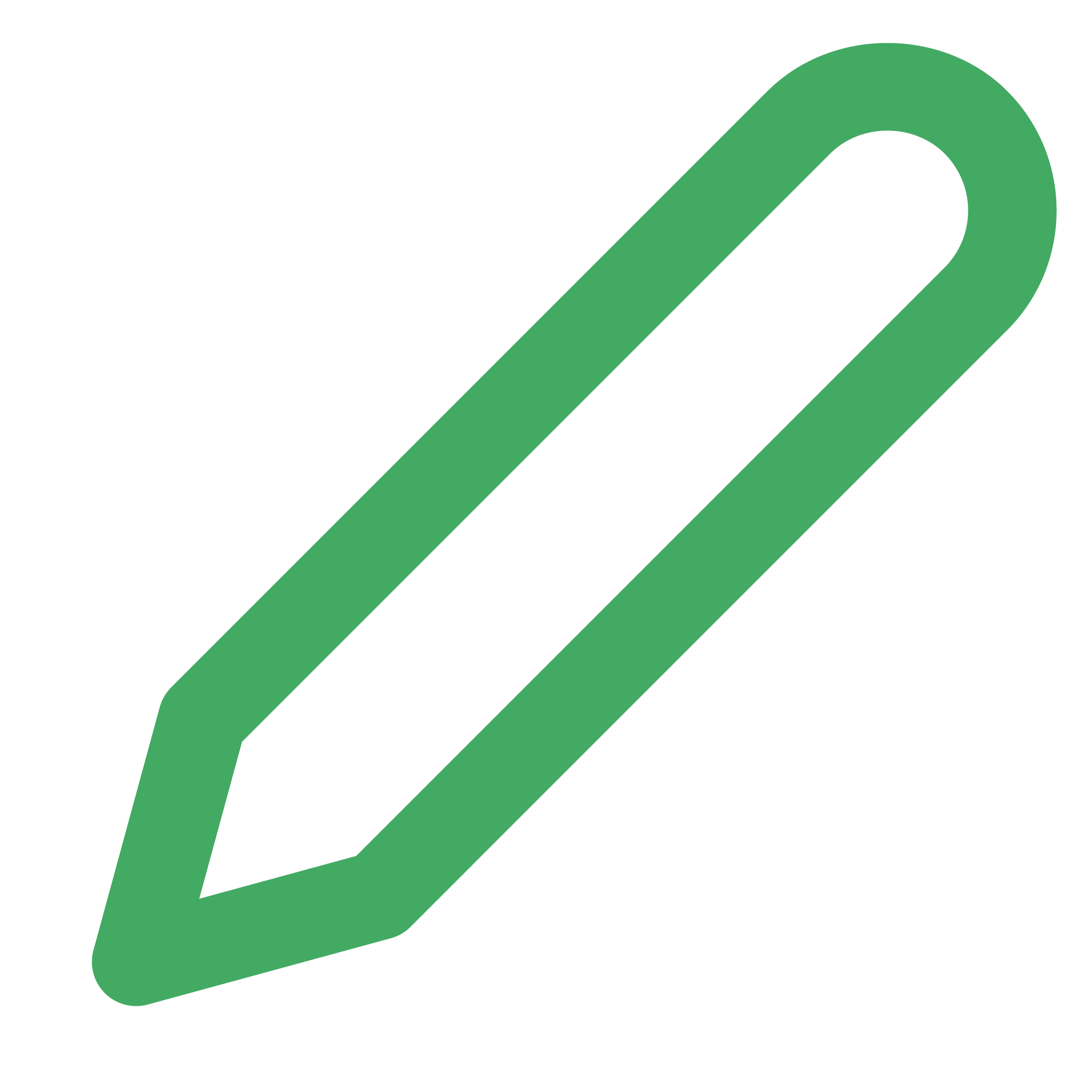 Green number two with a black background.