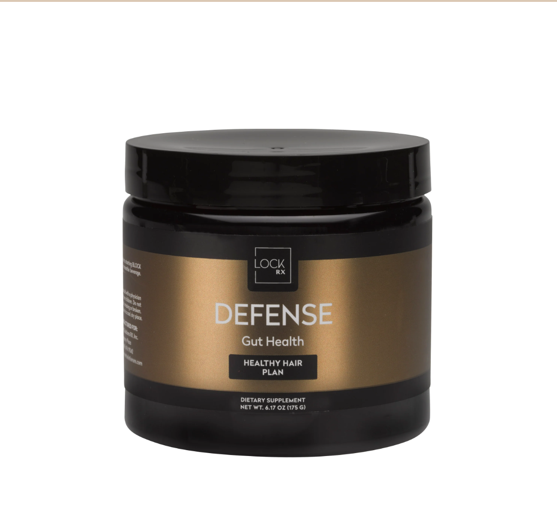 LOCKrx DEFENSE Prebiotic Gut & Scalp Health Powder