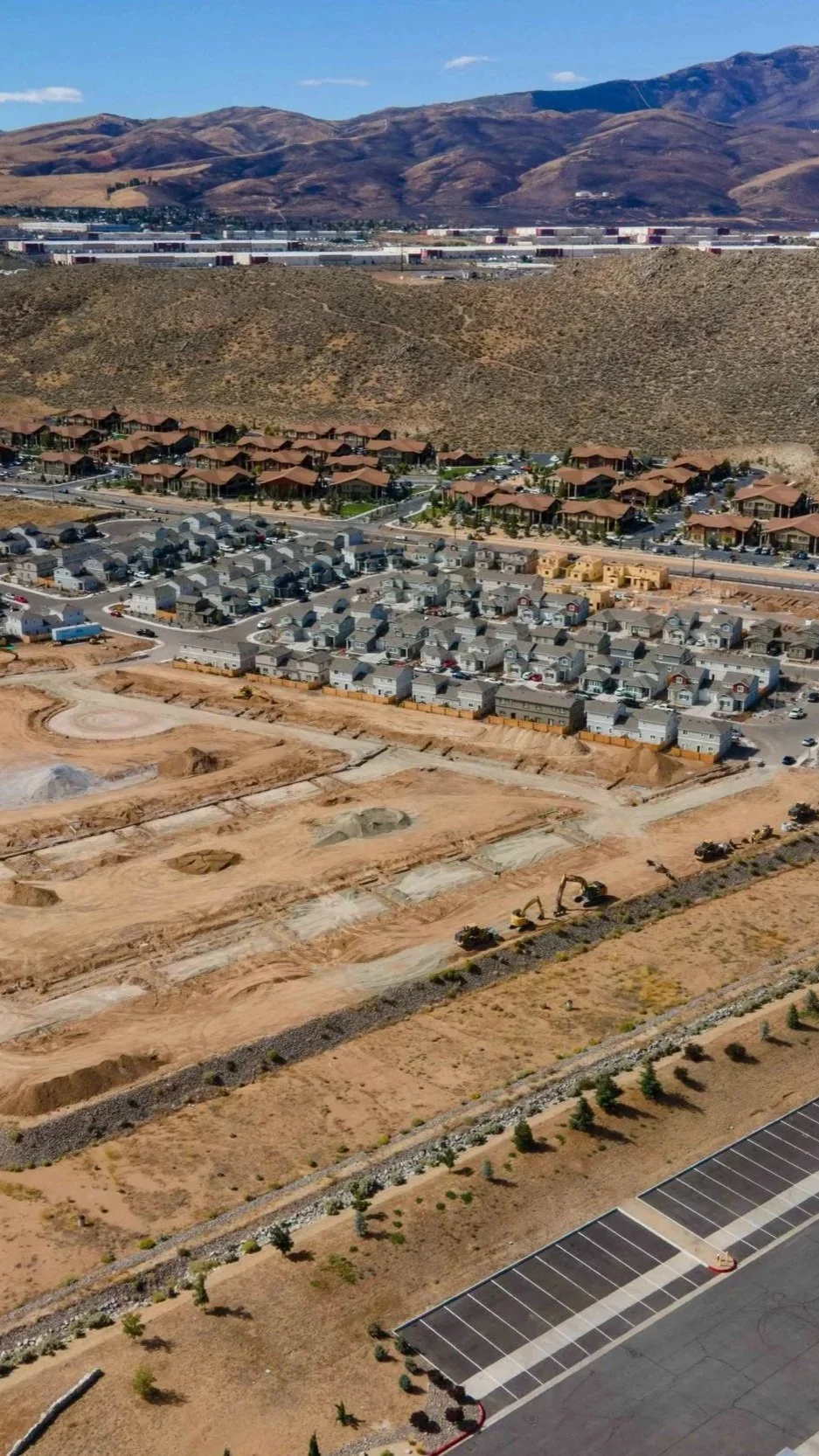 Aerial photo of Legacy Village in Reno, Nevada by Alert5Media