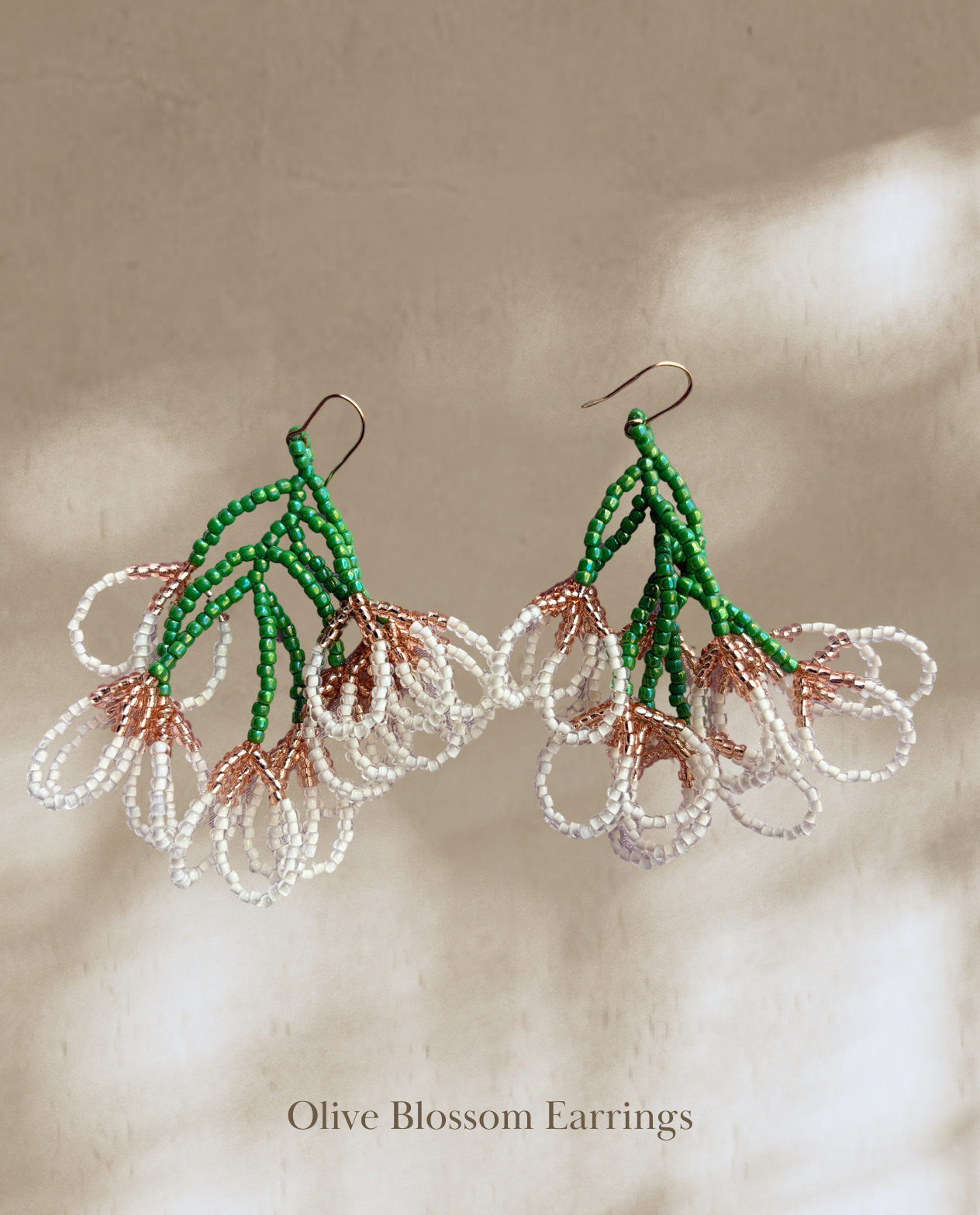 Olive Blossom Earrings