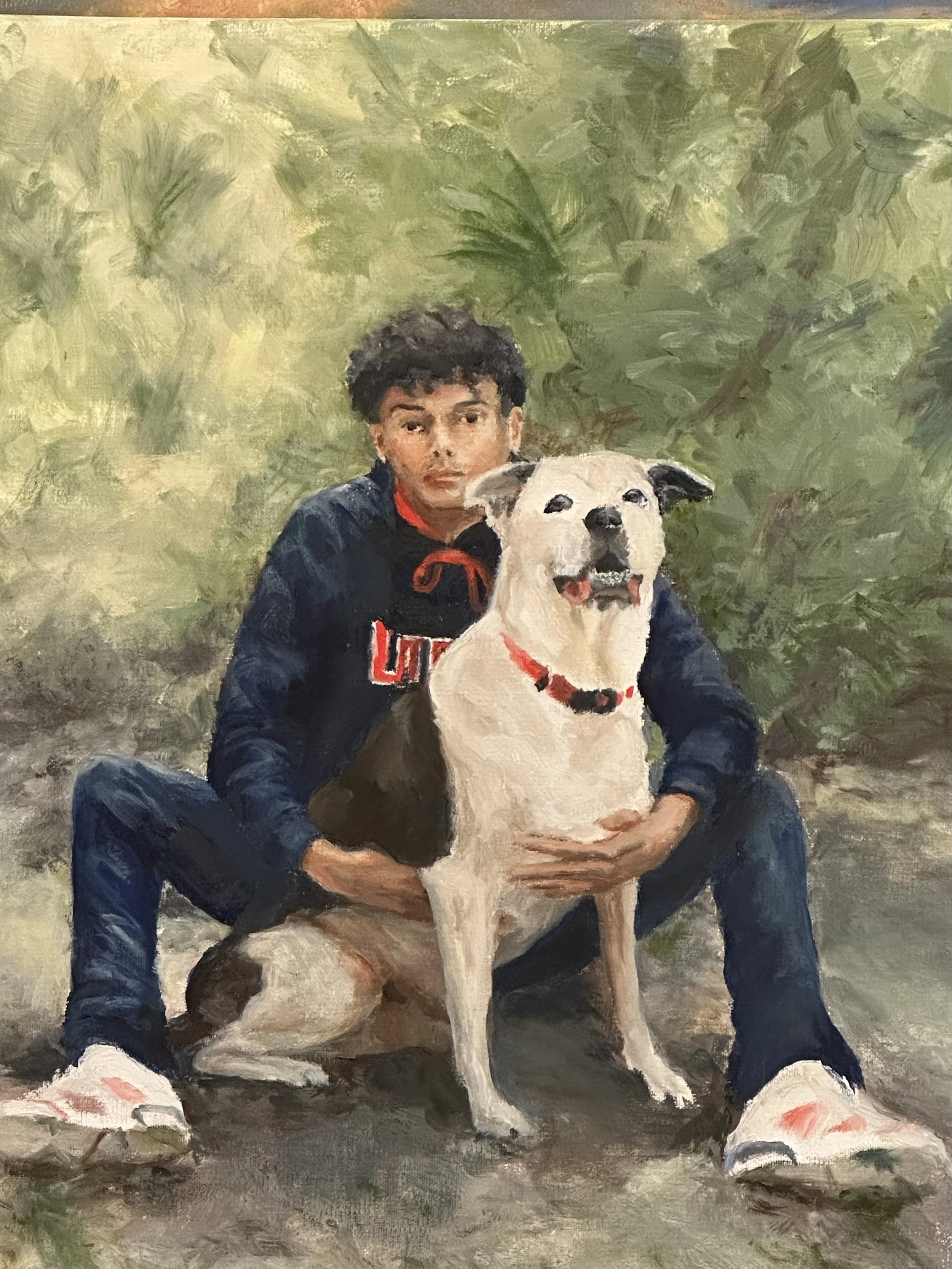 My best boy with his bestest boy.