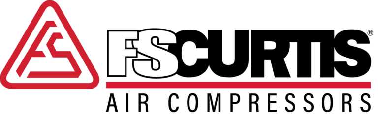 The image shows a logo with a red, black, and white color scheme featuring a large red 'F' with a black outline, a red 'S,' and a red bar underneath.