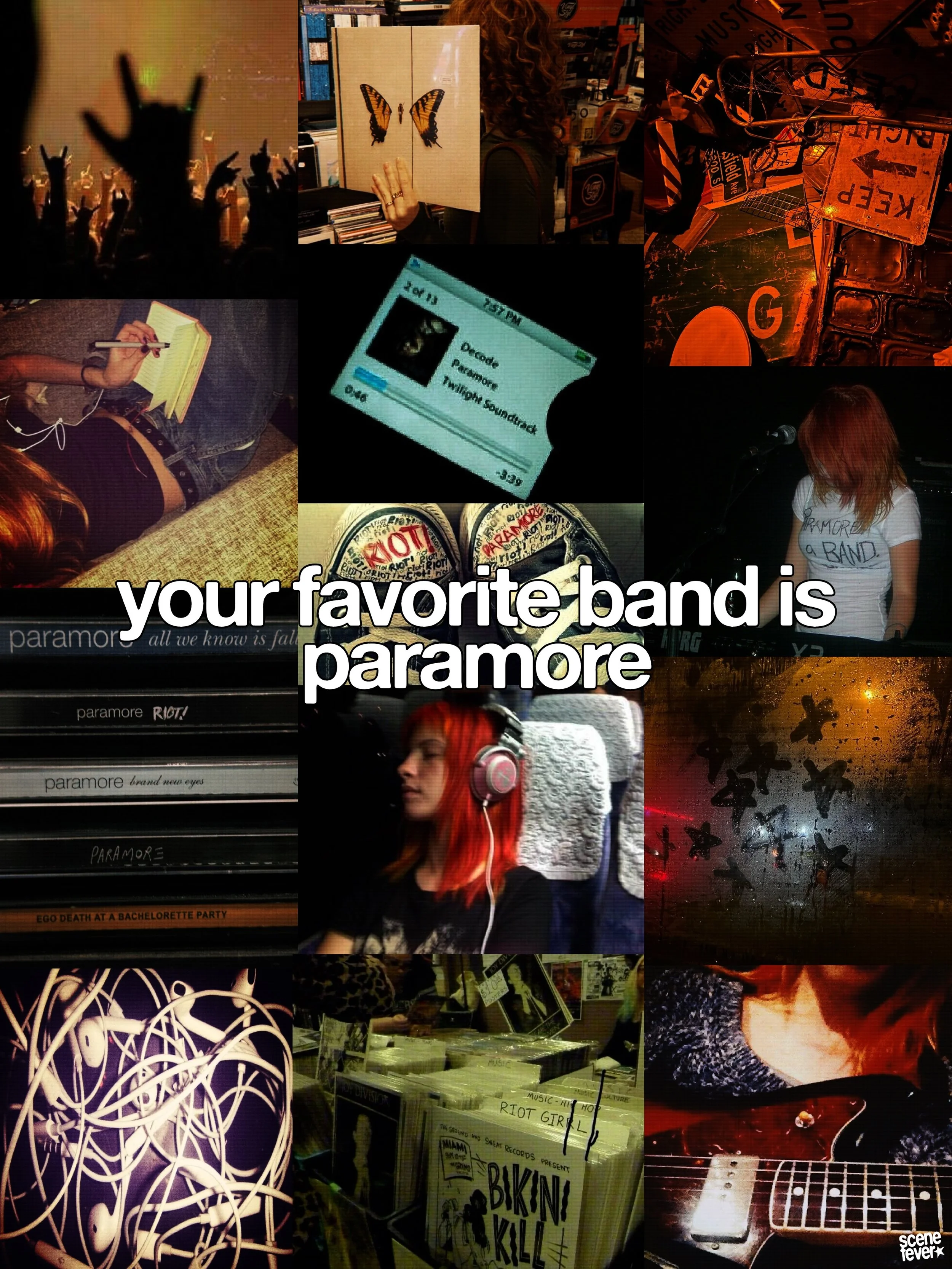 your fav band, your aesthetic 🩶 let us know ur favorite in the comments!!!! 

#poppunk #bands #fangirl #scenefever #zineculture