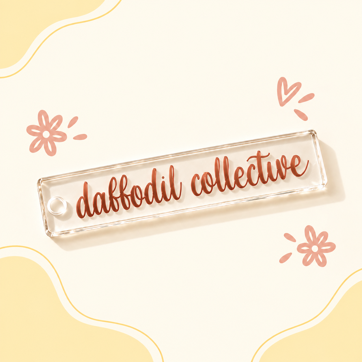 Daffodil Collective Keychain