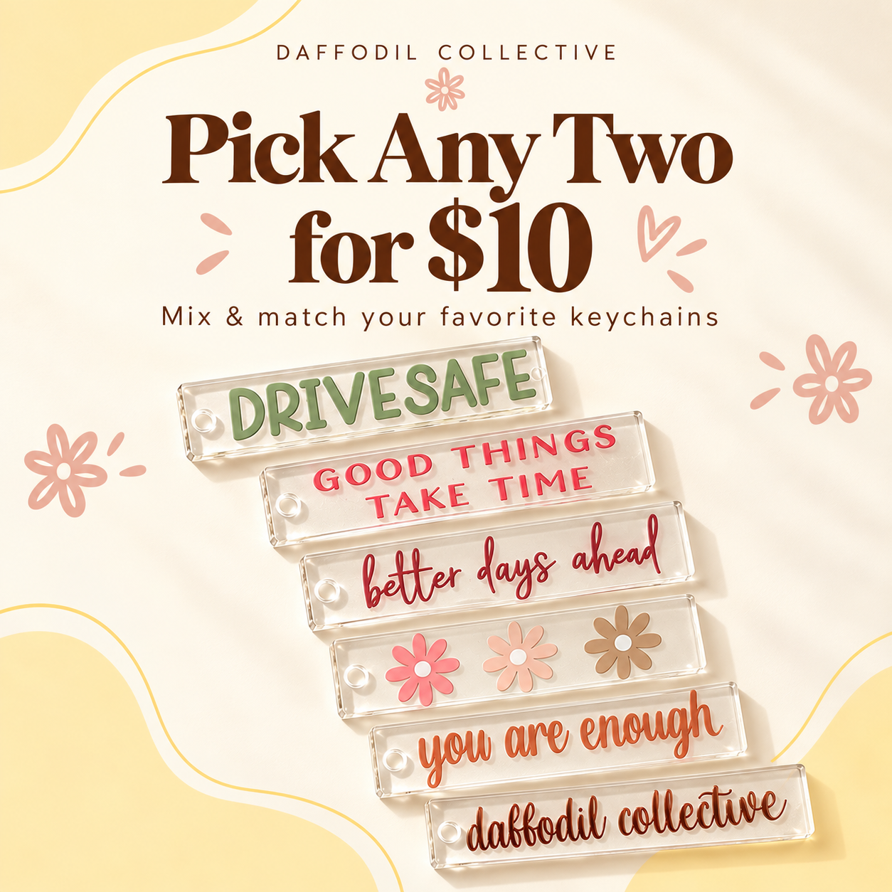 Keychain Mix & Match- Pick 2