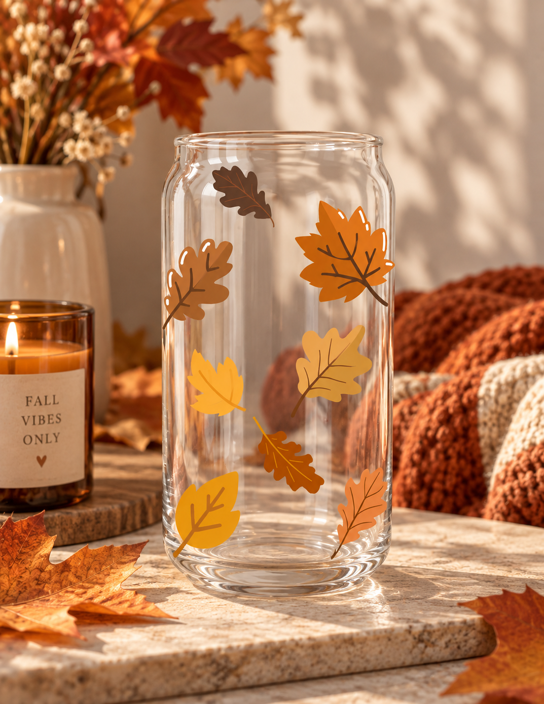 Falling Leaves Coffee Tumbler