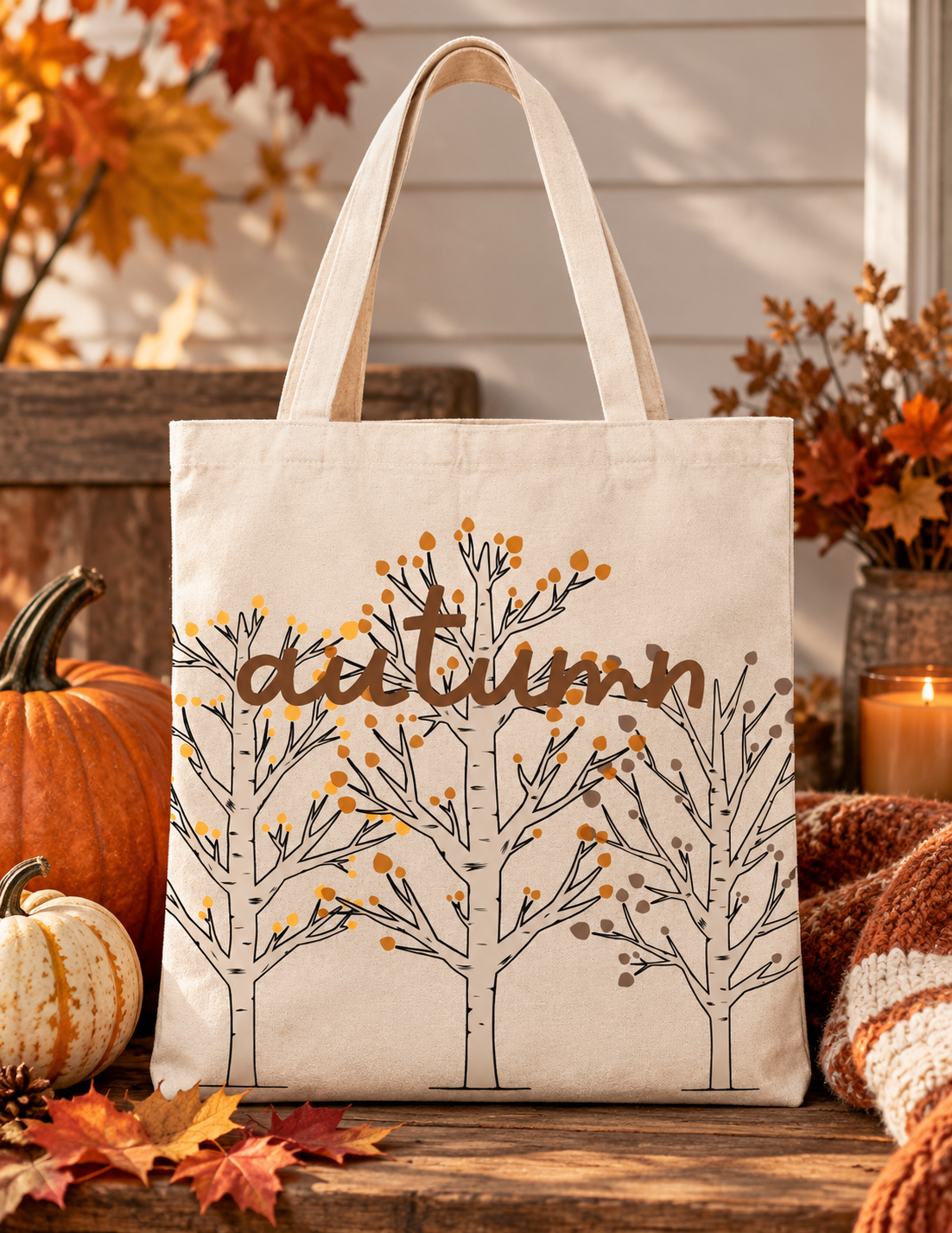 Autumn Woods Tote
