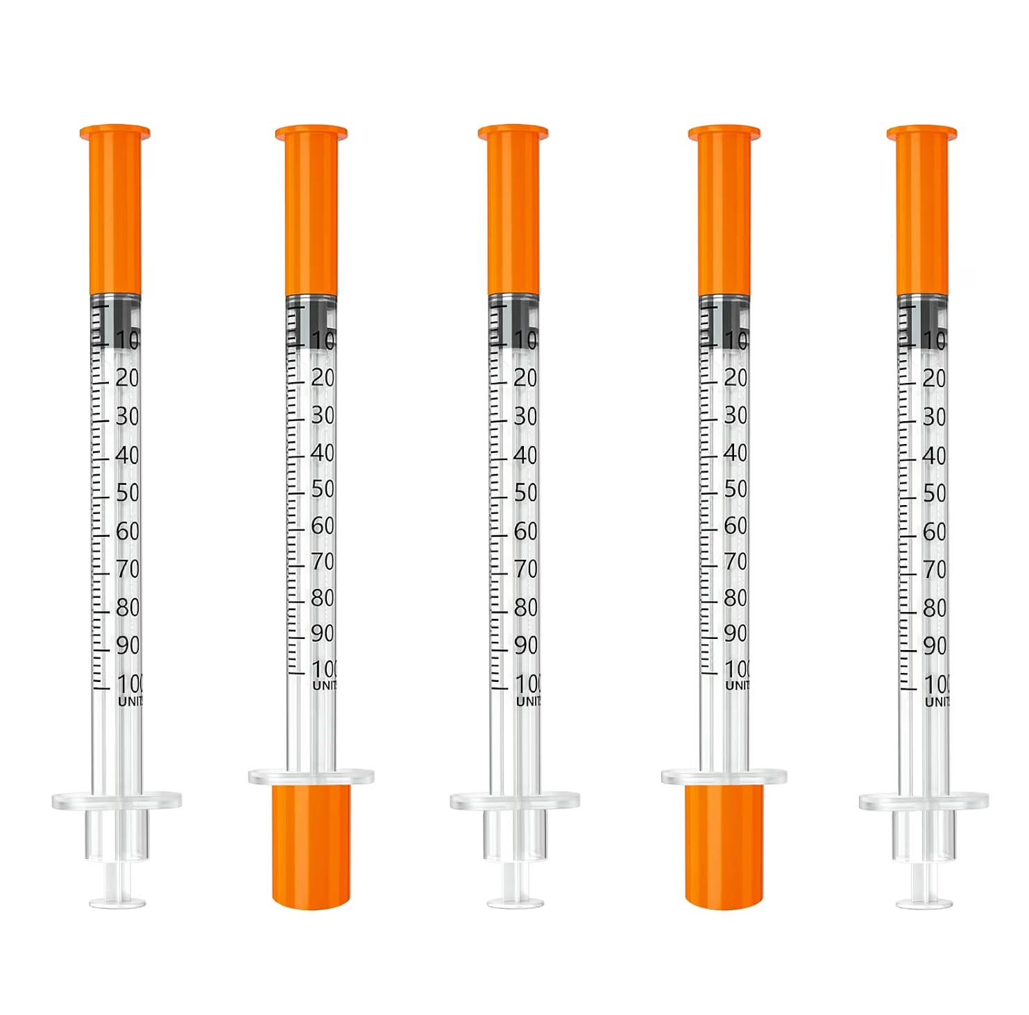 0.5ml 5/16" 30G Syringes, Disposable Individual Packaging - 100Pcs