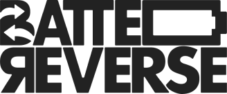 Text reading 'BATTE REVERSE' in a stylized font with reflective mirror effect.
