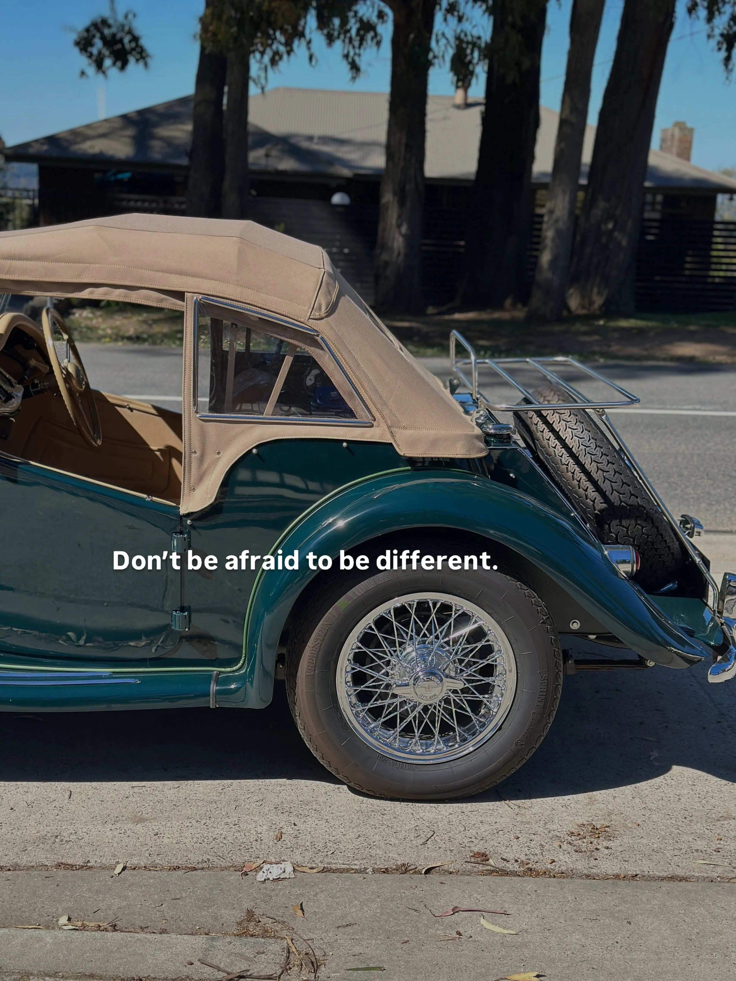 Today&rsquo;s signs reminded me to be bold in a world committed to copy and paste. There is beauty in being different ✨

With love,
Sara

#thewealthwithinyou #aura #bold #classiccars