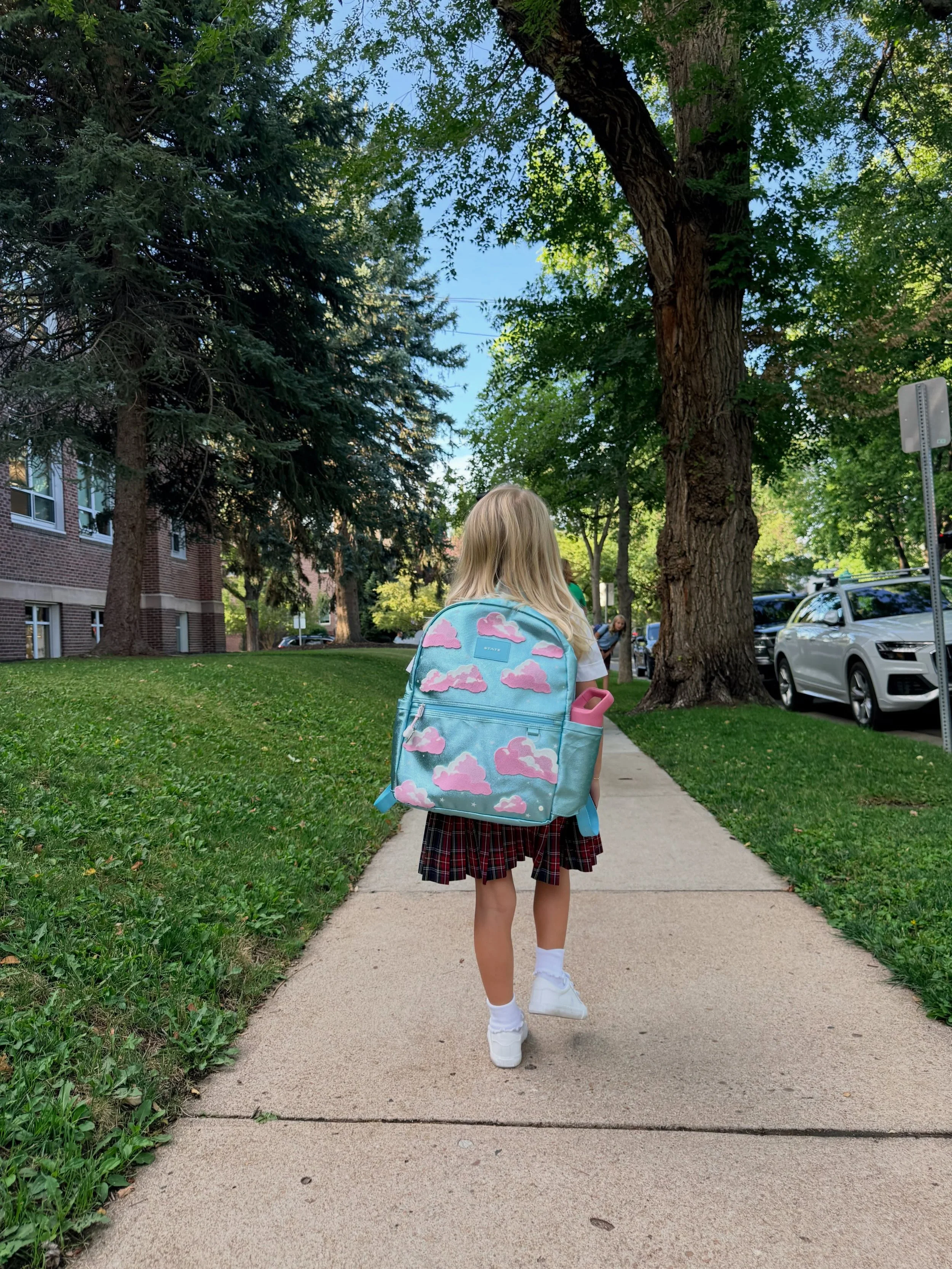 And a Kindergartner 🖤 Pushing away any tears about what once was - to instead just be grateful for what we get to be front row to right now. Have a great school year my babies, mama loves you.