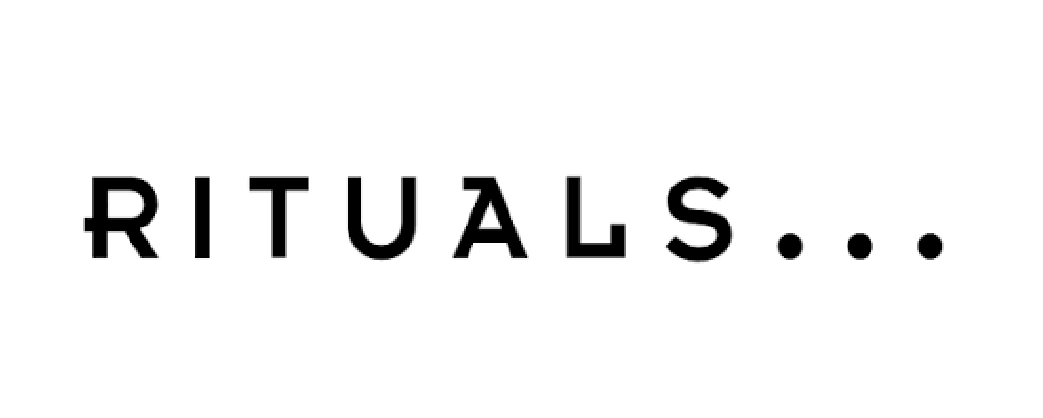 Das Bild zeigt das Wort 'RITUALS...' in schwarzer Schrift auf weißem Hintergrund.
