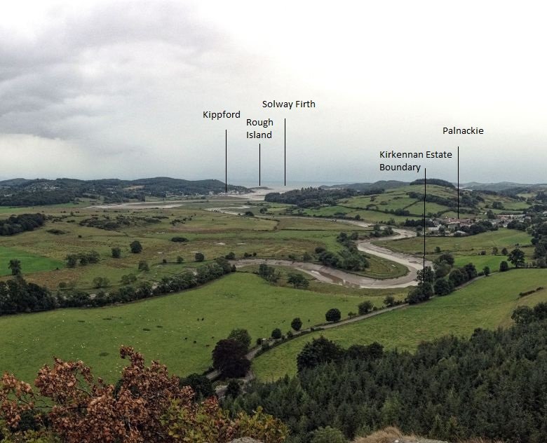 The view from Raven's Craig looking torwards the Solway