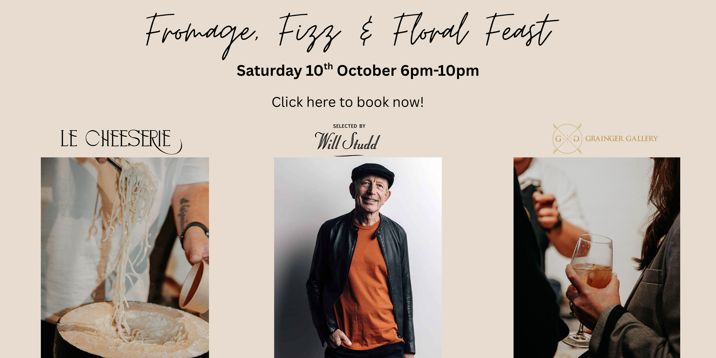 Fromage, Fizz &amp; Floral Feast