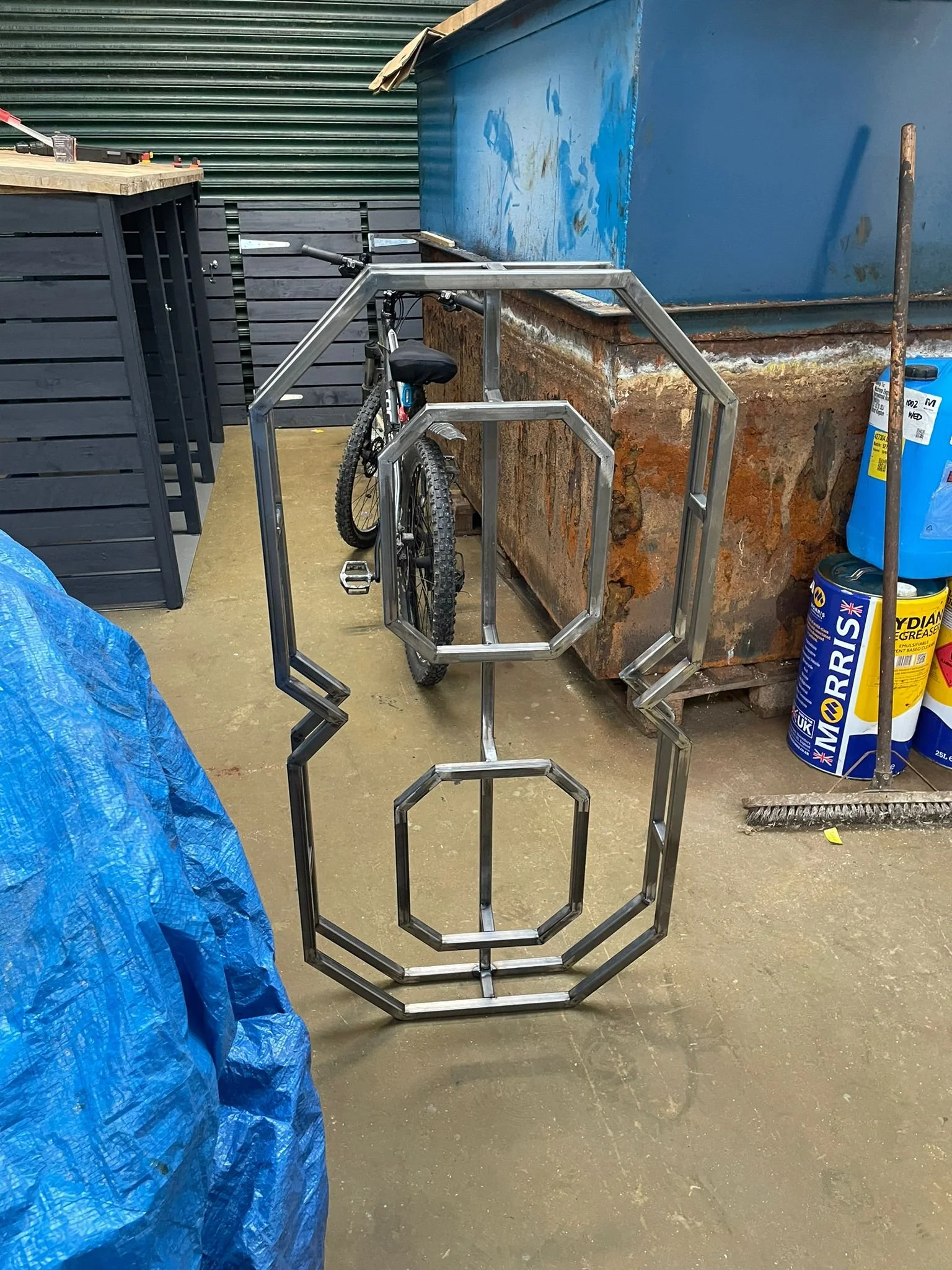 Fabricated number display
