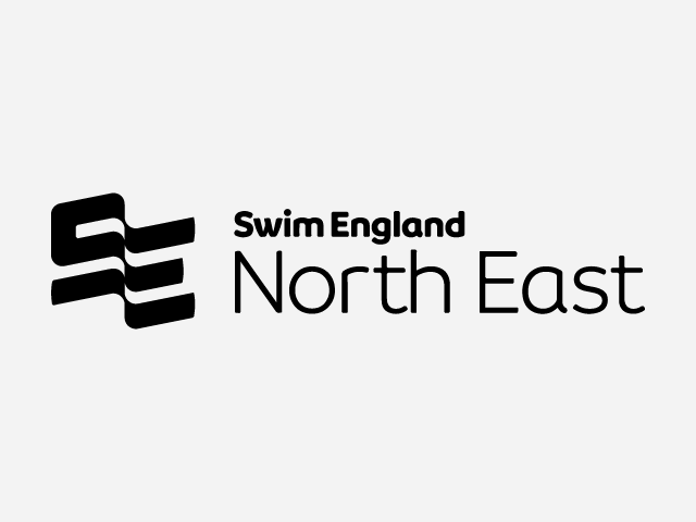 Swim England North East logo with stylized 'SE' and text.