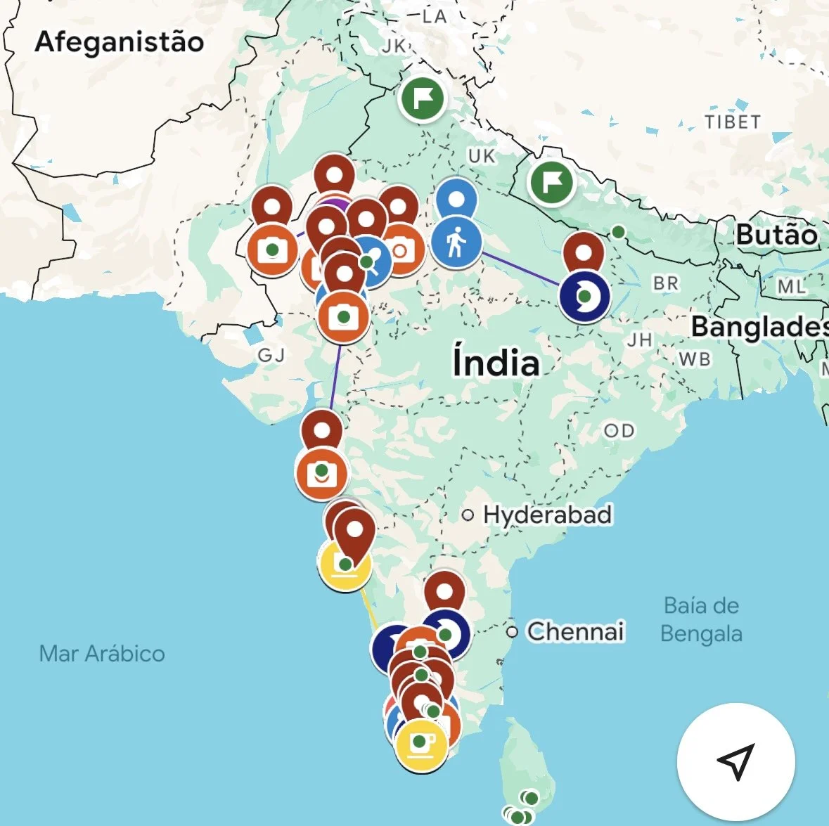 🇮🇳 LOST INDIA MAP