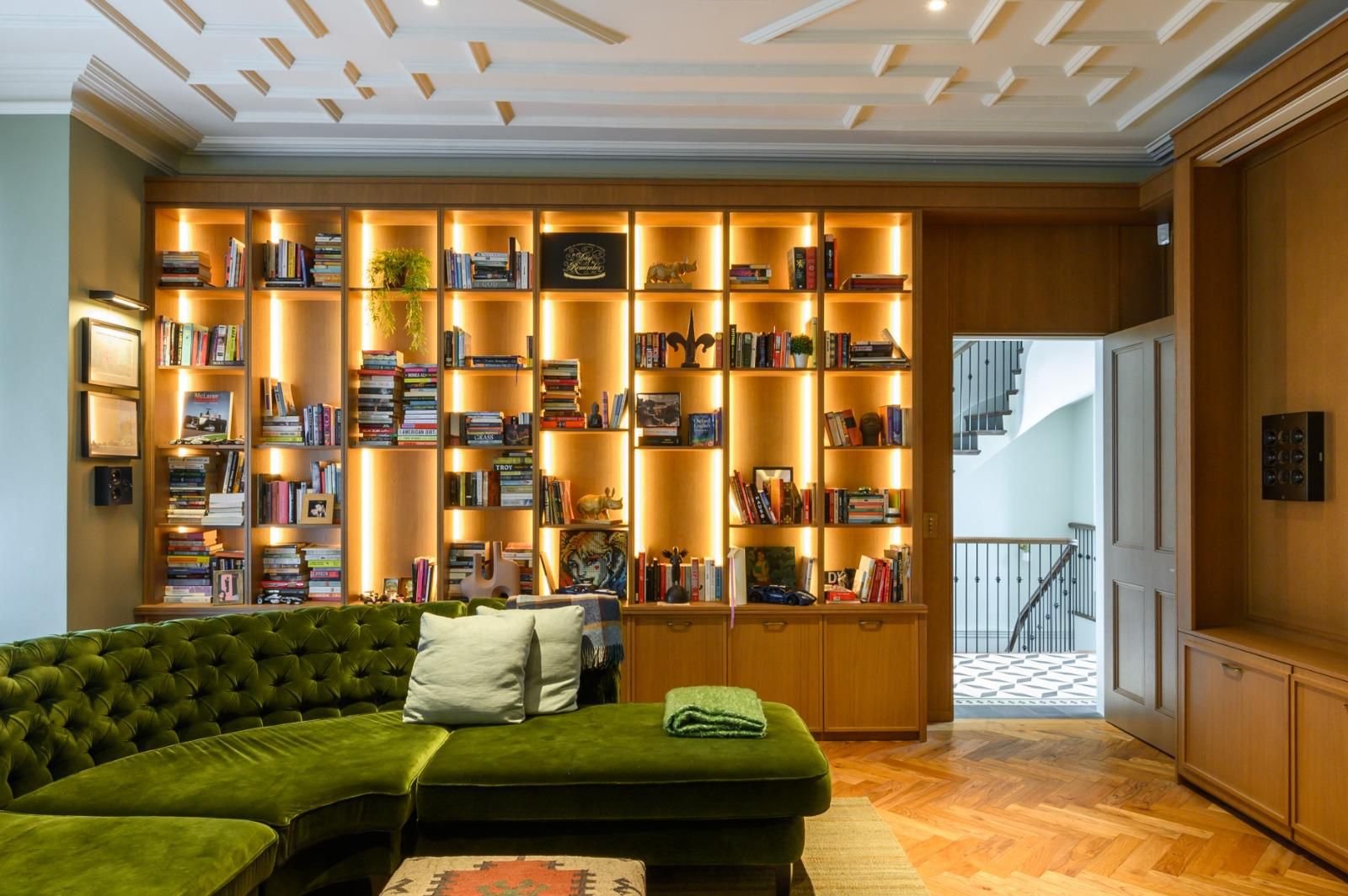 Interior view of study at Redington Road