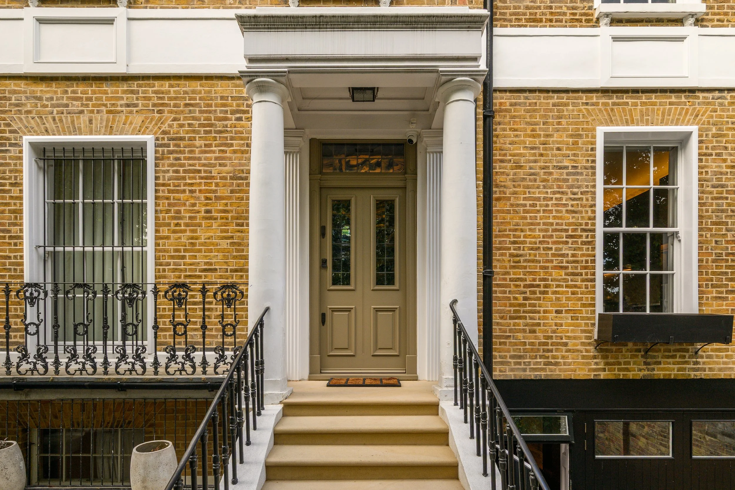 Exterior view of entrance to Maida Vale 1 house
