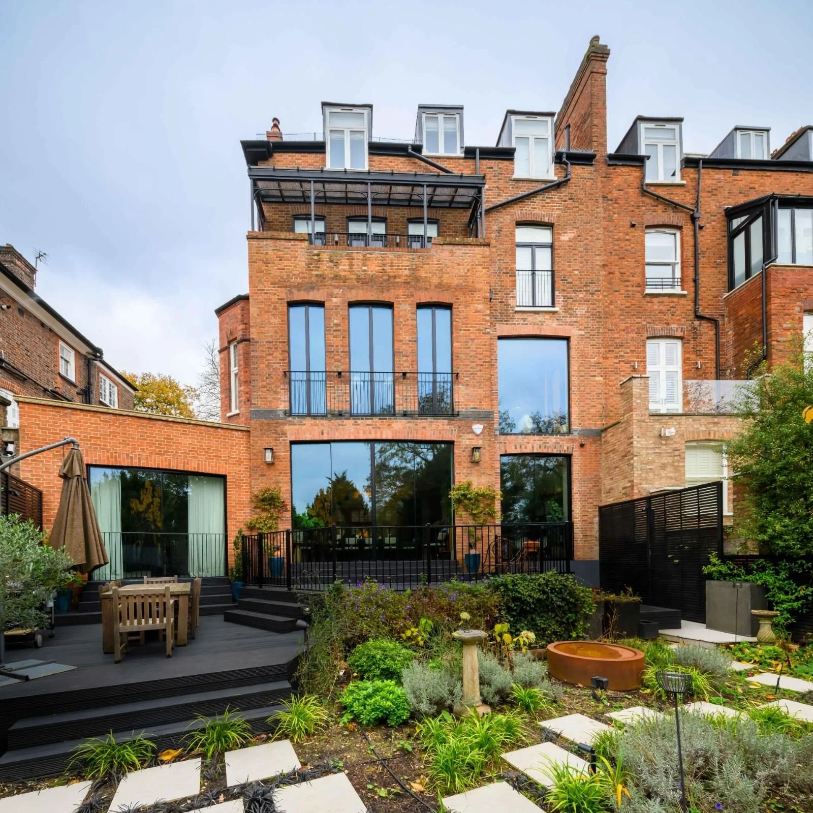 Exterior view of the rear of Redington Road