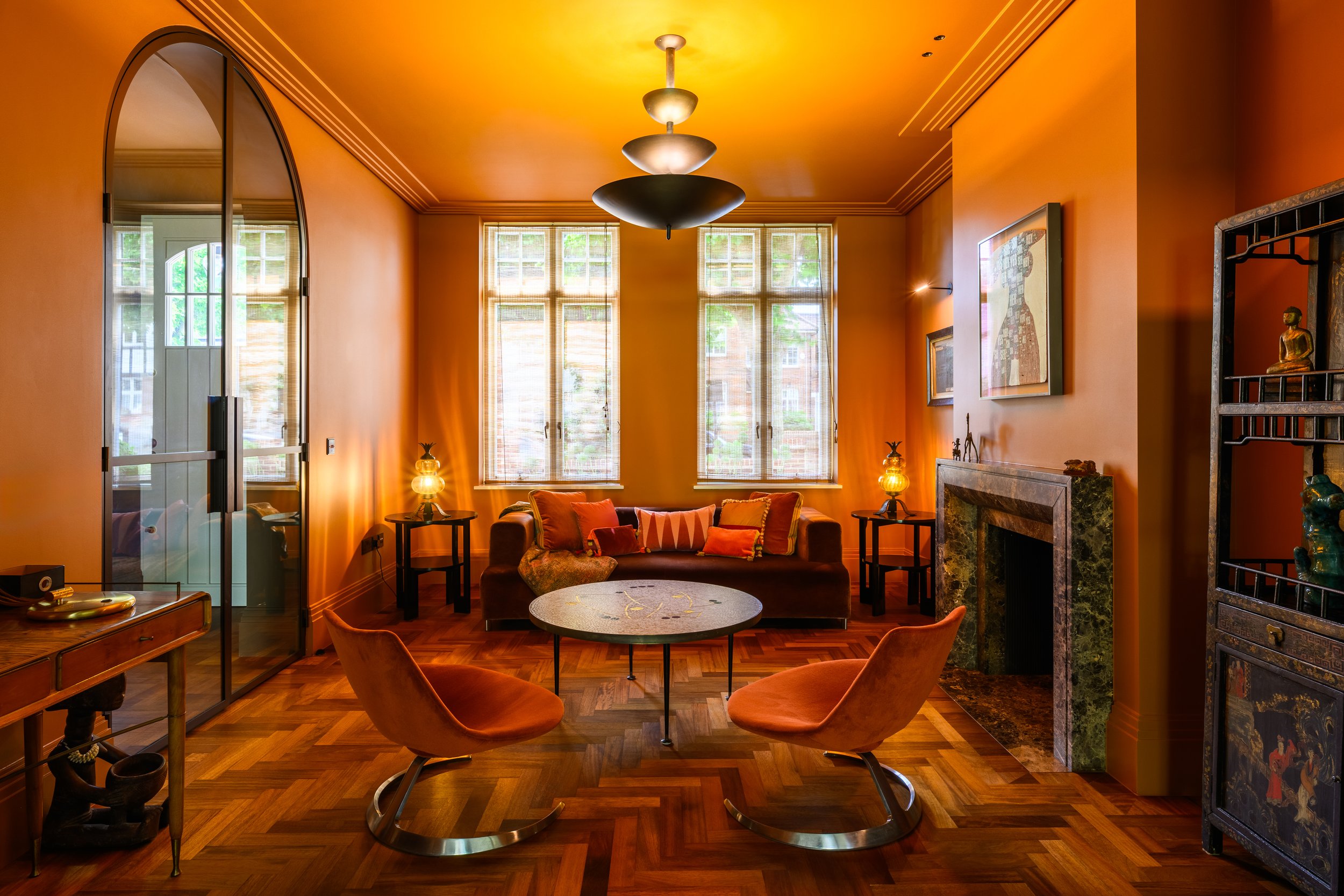 Interior view of living room at Maida Vale 2