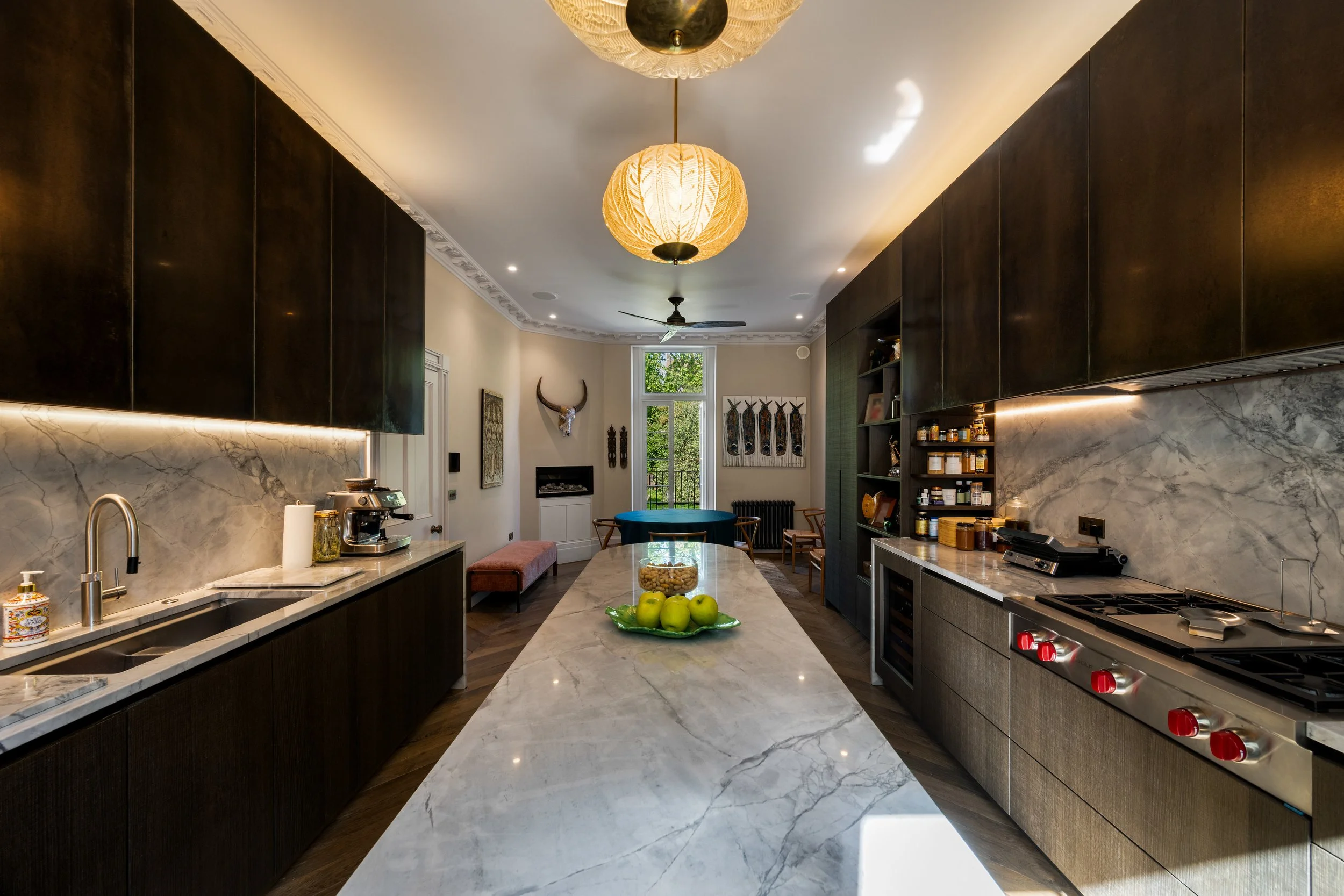 Interior view of kitchen at Maida Vale 1 house
