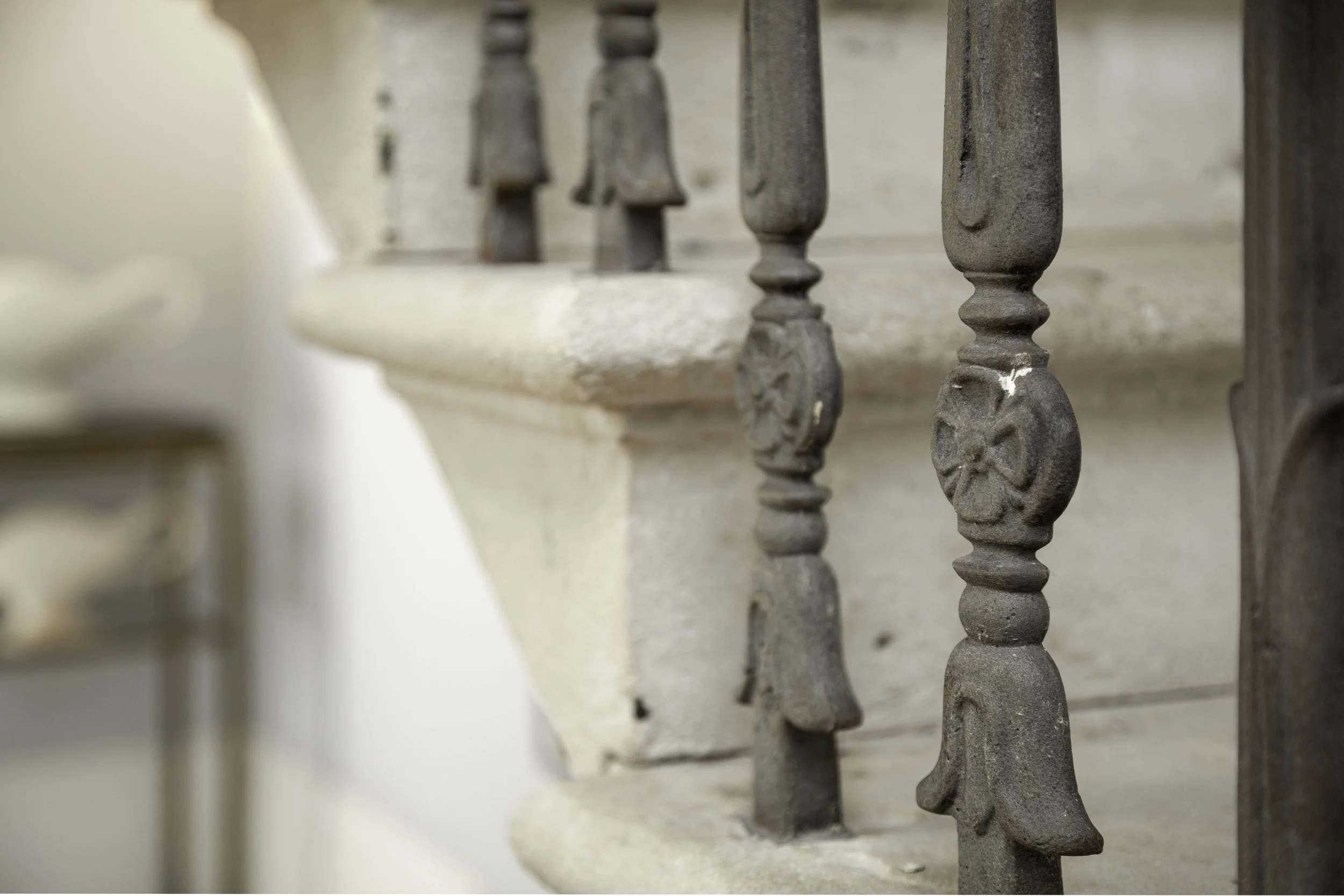 Staircase detail at Little Venice house