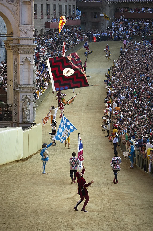   Flag Throwing.