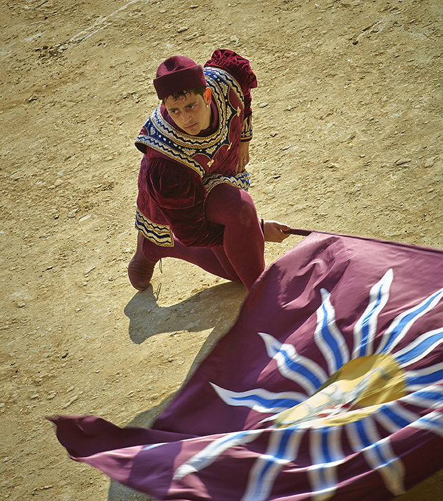   The Flag Bearer - Contrada della Torre