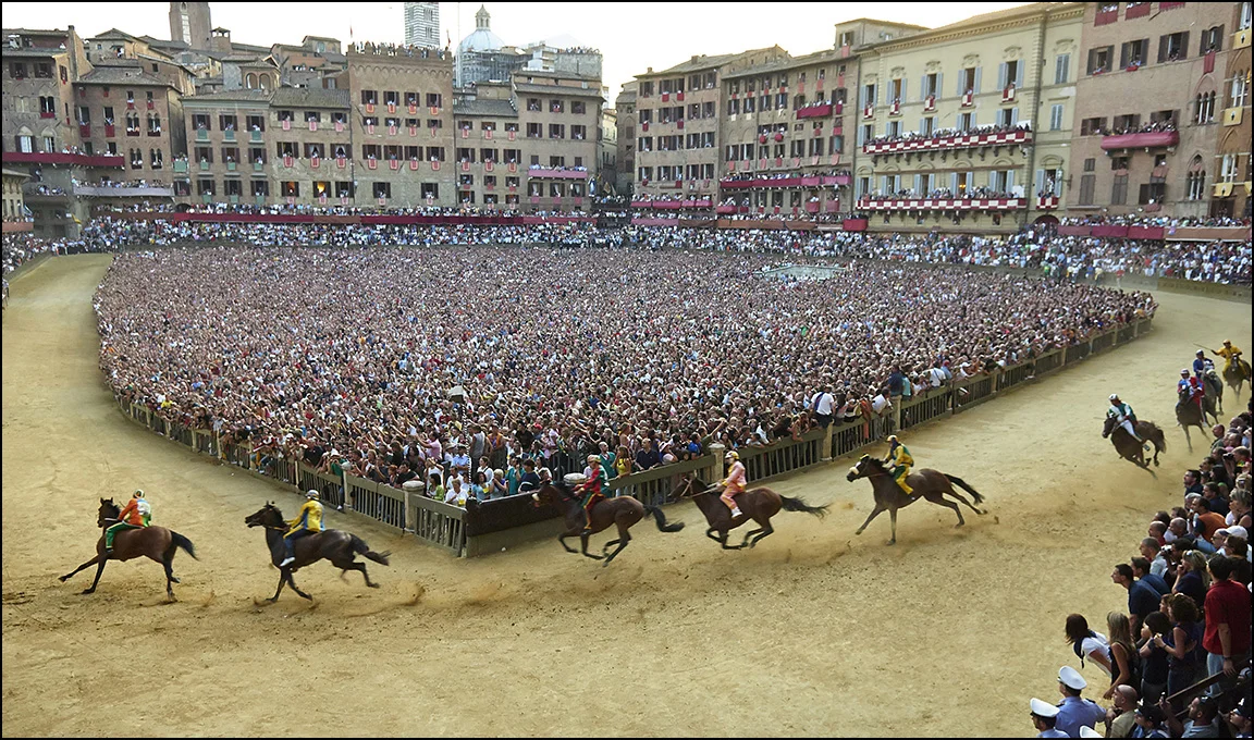 The August 2006 Palio di Siena.