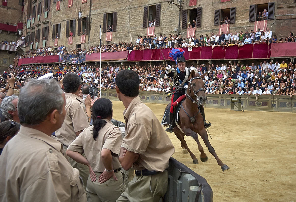  Charge of the cavalry.