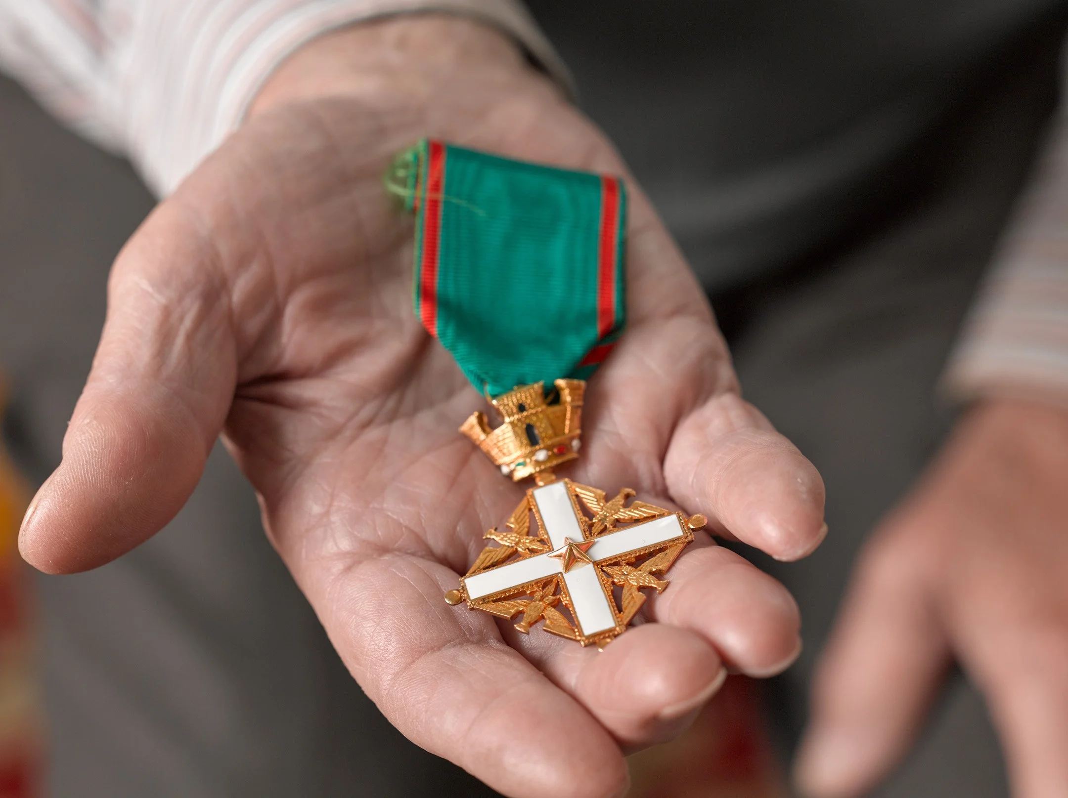 The Italian Order of Merit awarded to Rando Bertoia