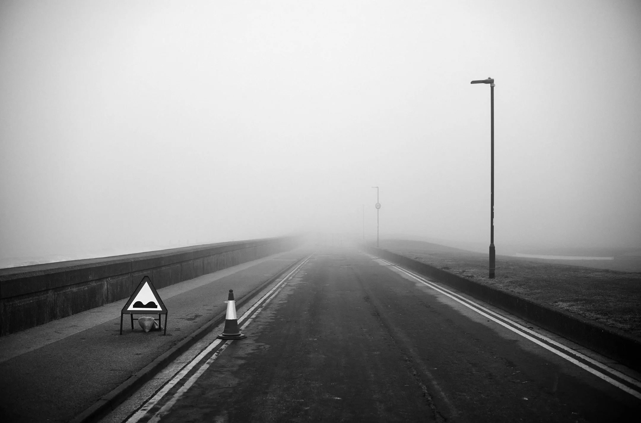 Sea Fret on the Coastal Road.