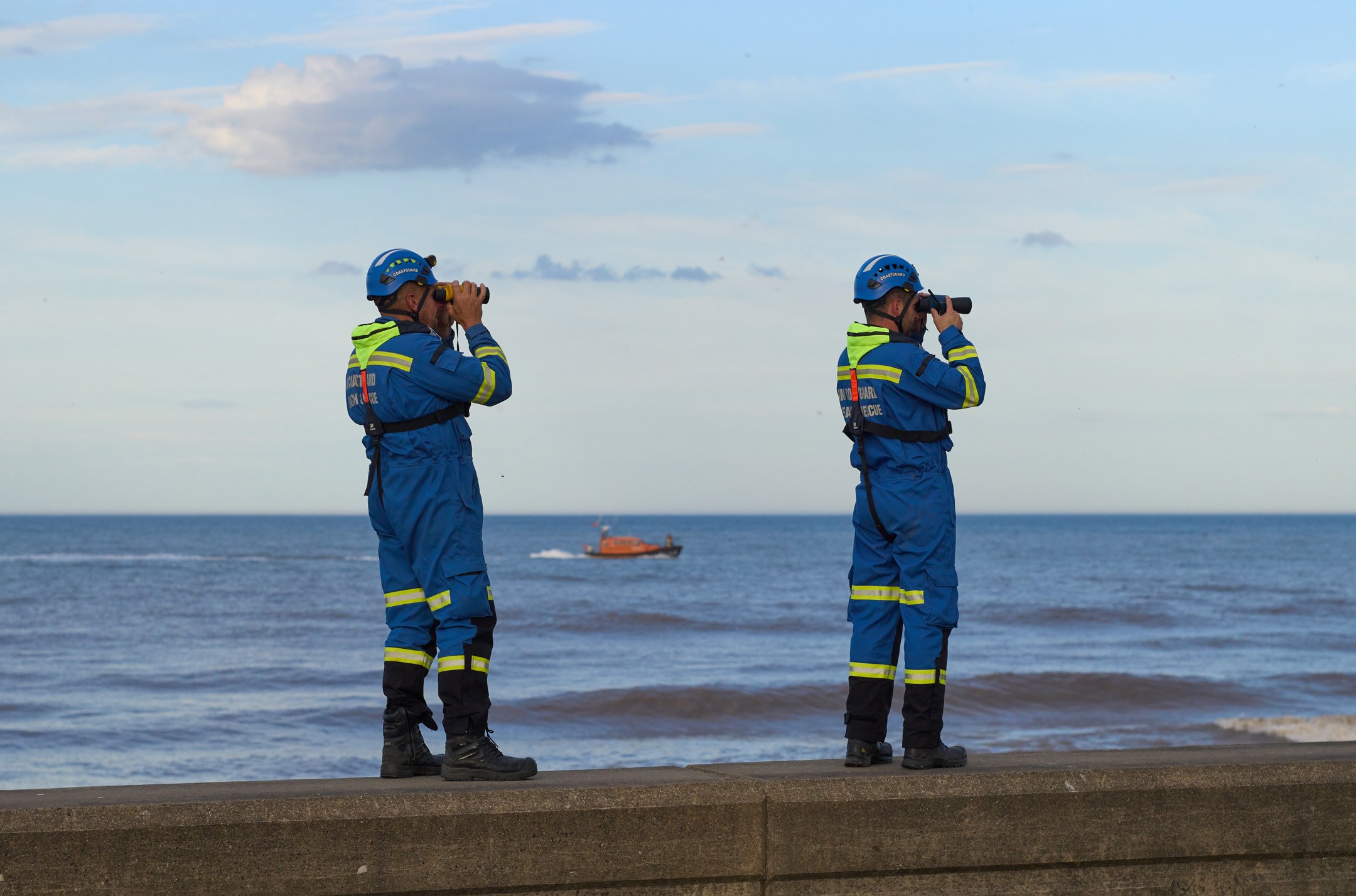 Coastguards on Duty.