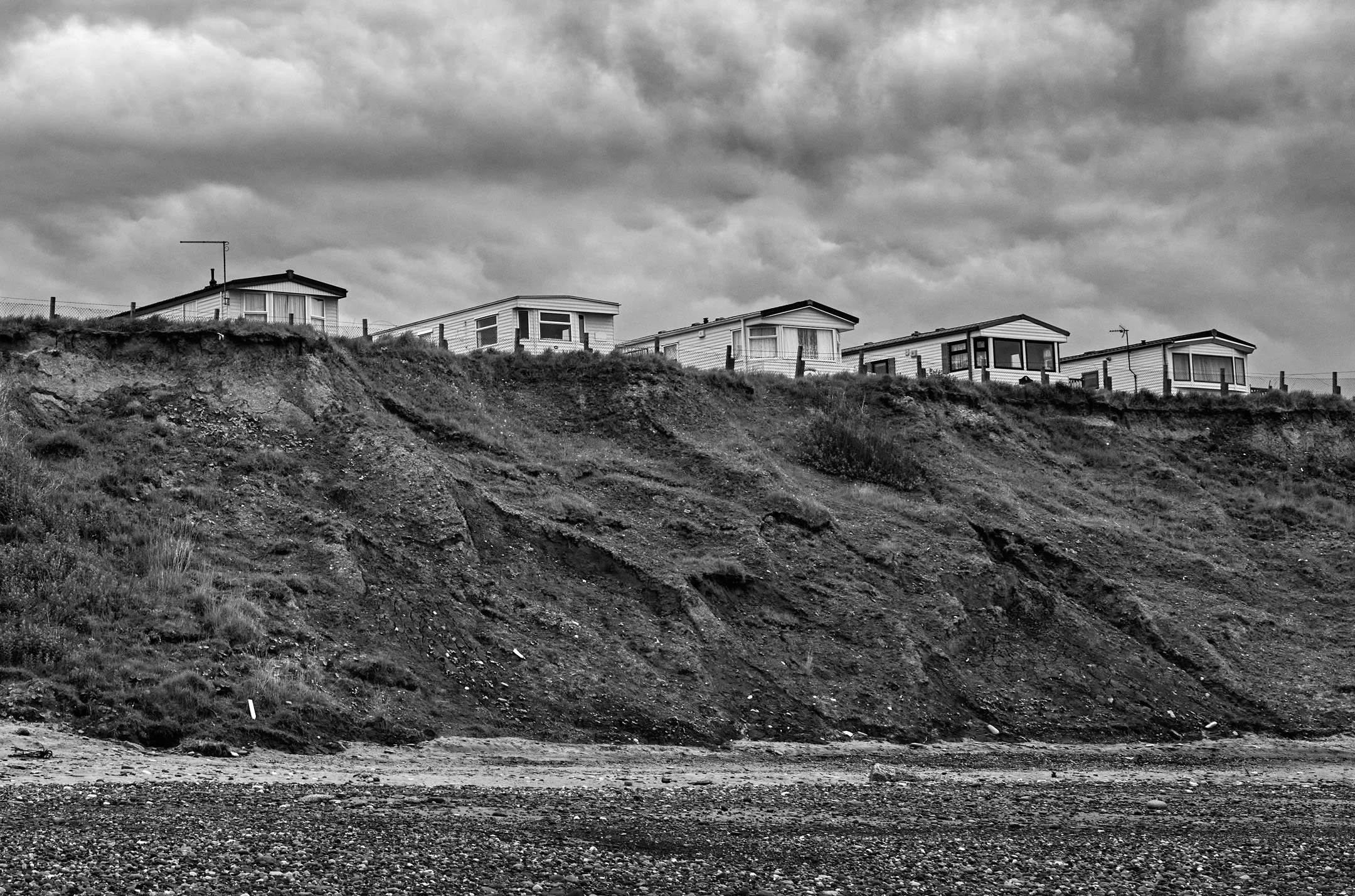 Coastal Erosion versus Chalets.