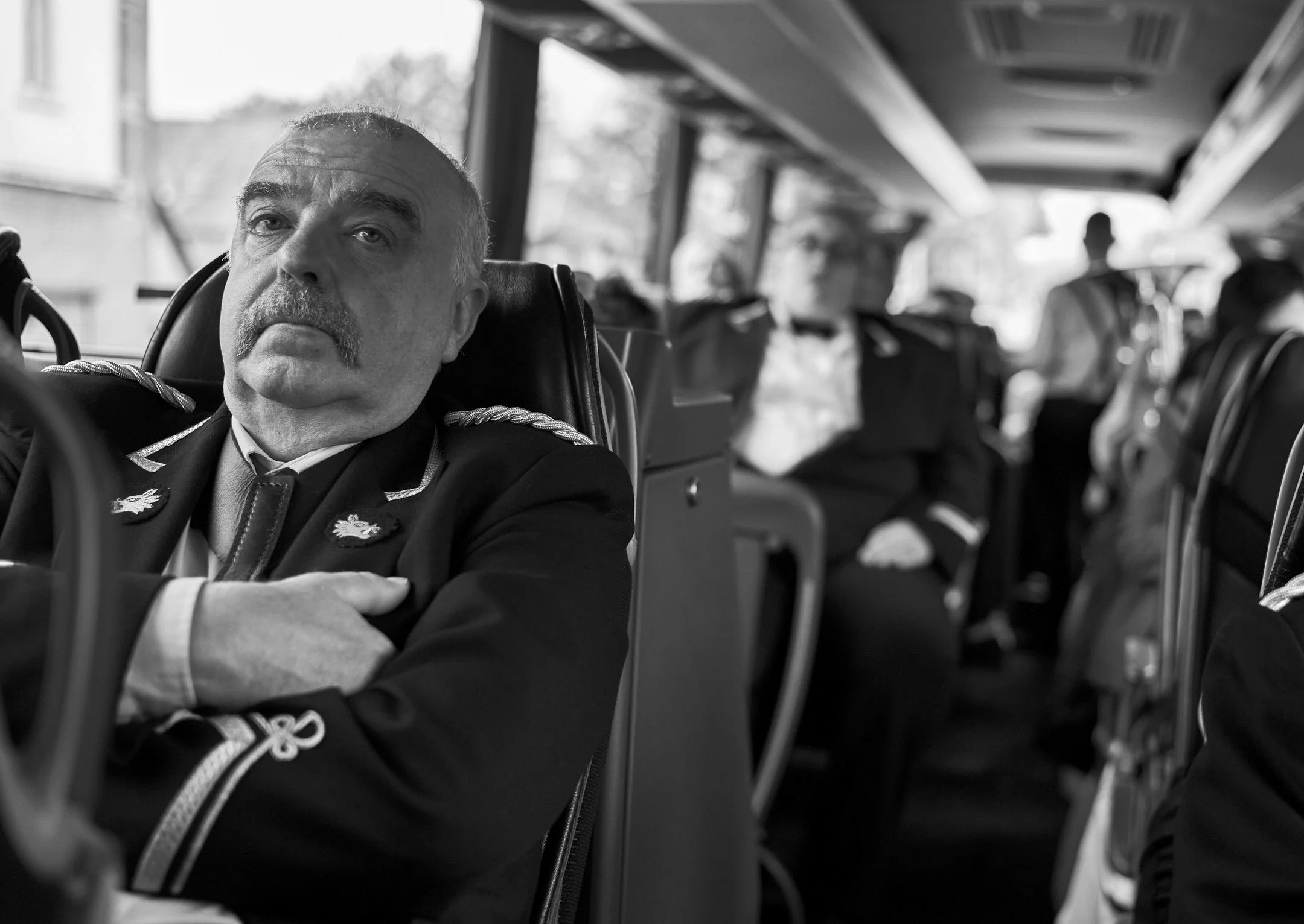 Pages 10/11 - Wilf on the bus.