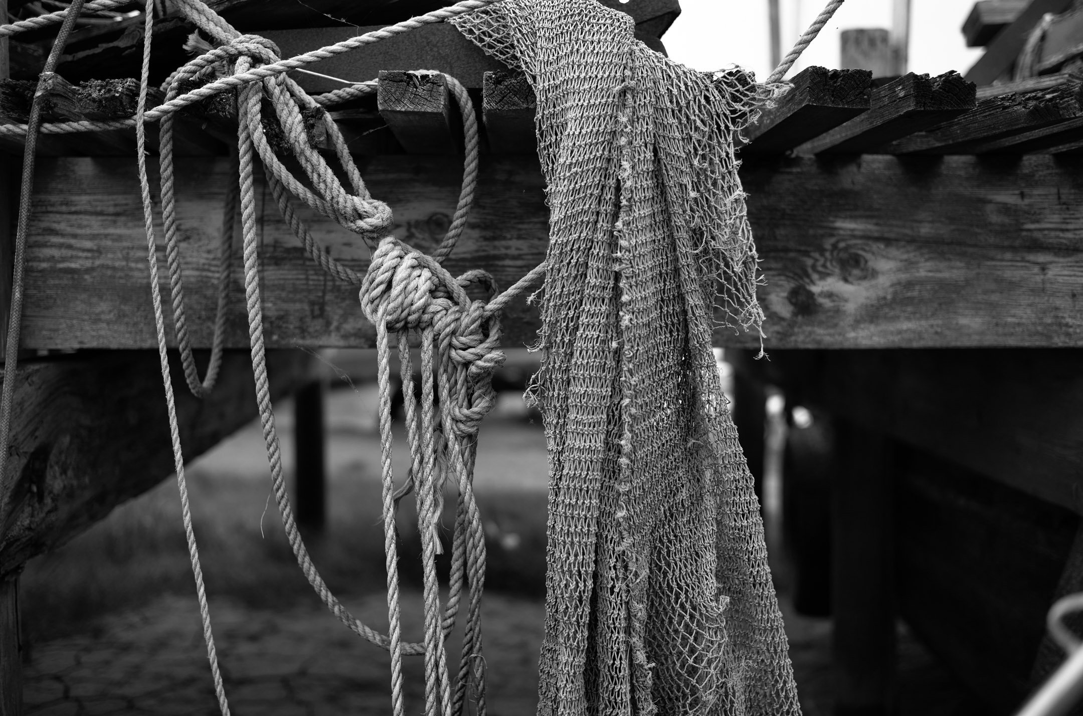 Rope and netting
