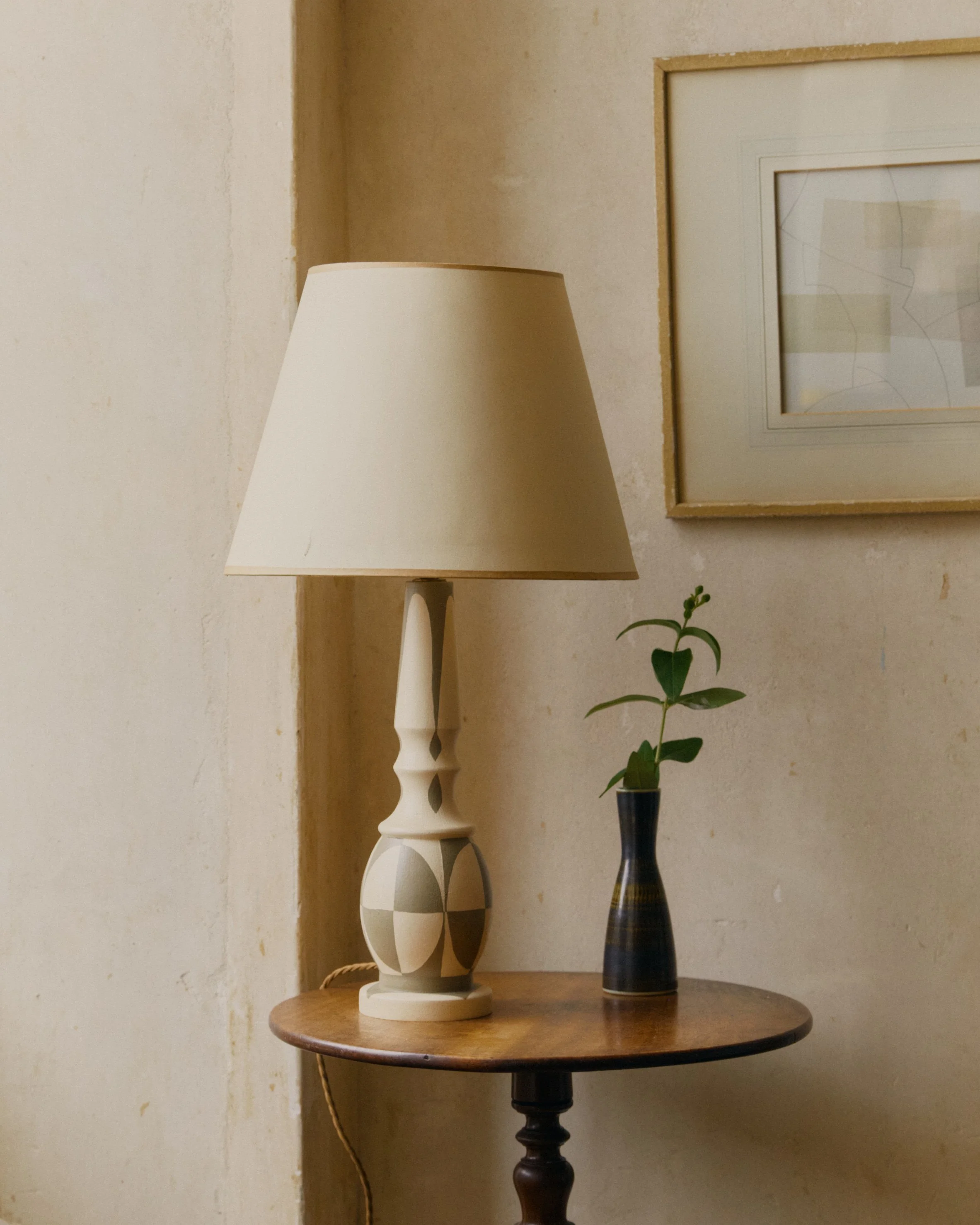St. Peter's Lamp in Slate Grey and Cream
