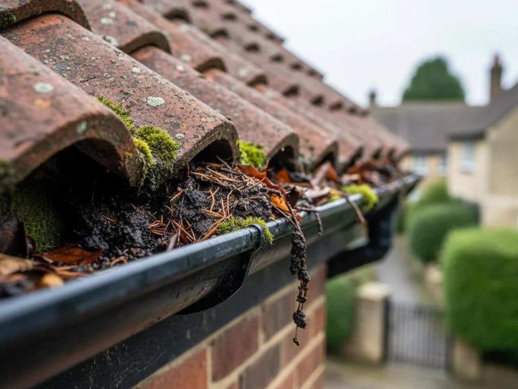 Blocked Gutter