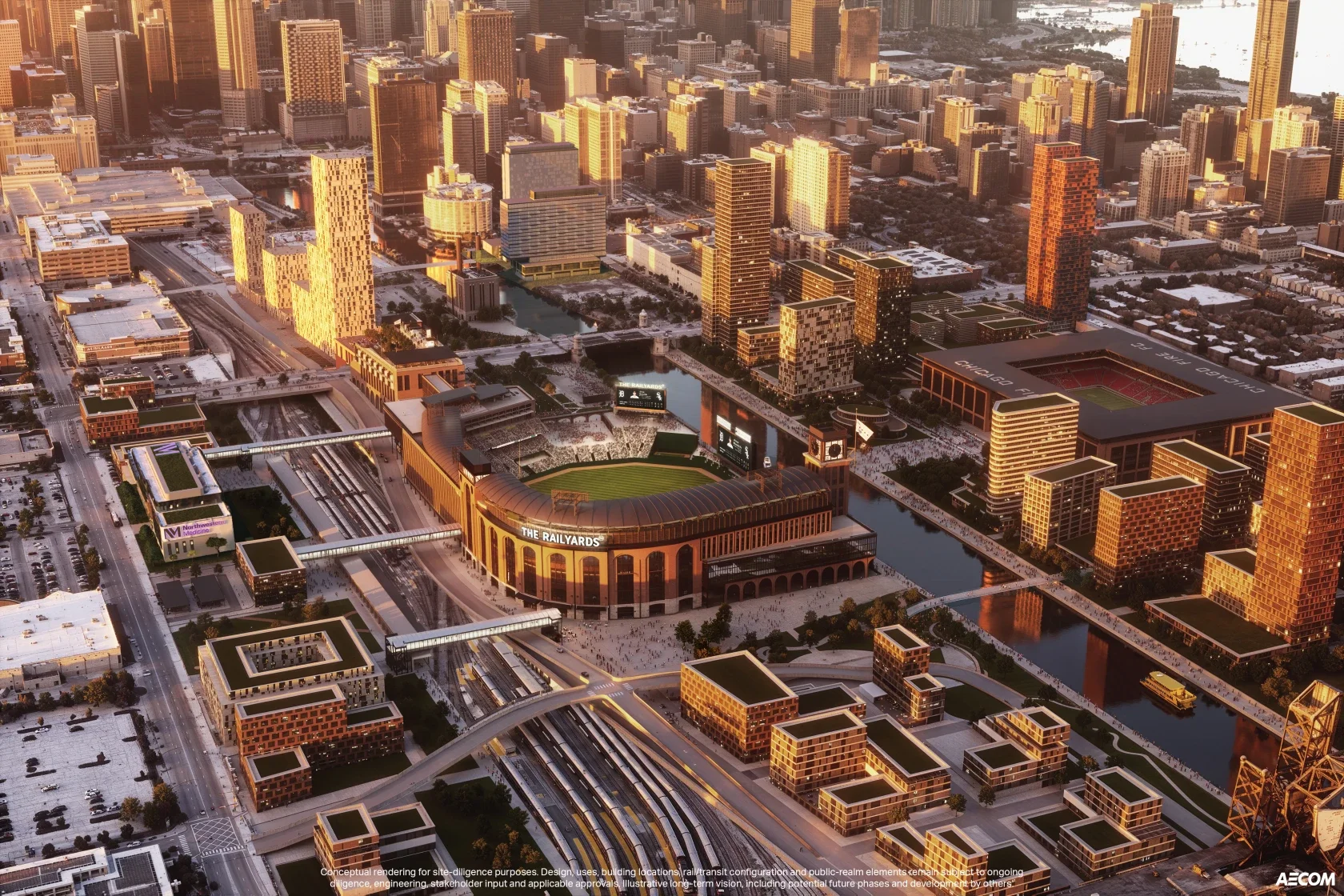 White Sox's Incoming Owner Unveils $900M "Railyards" Stadium Concept in Chicago