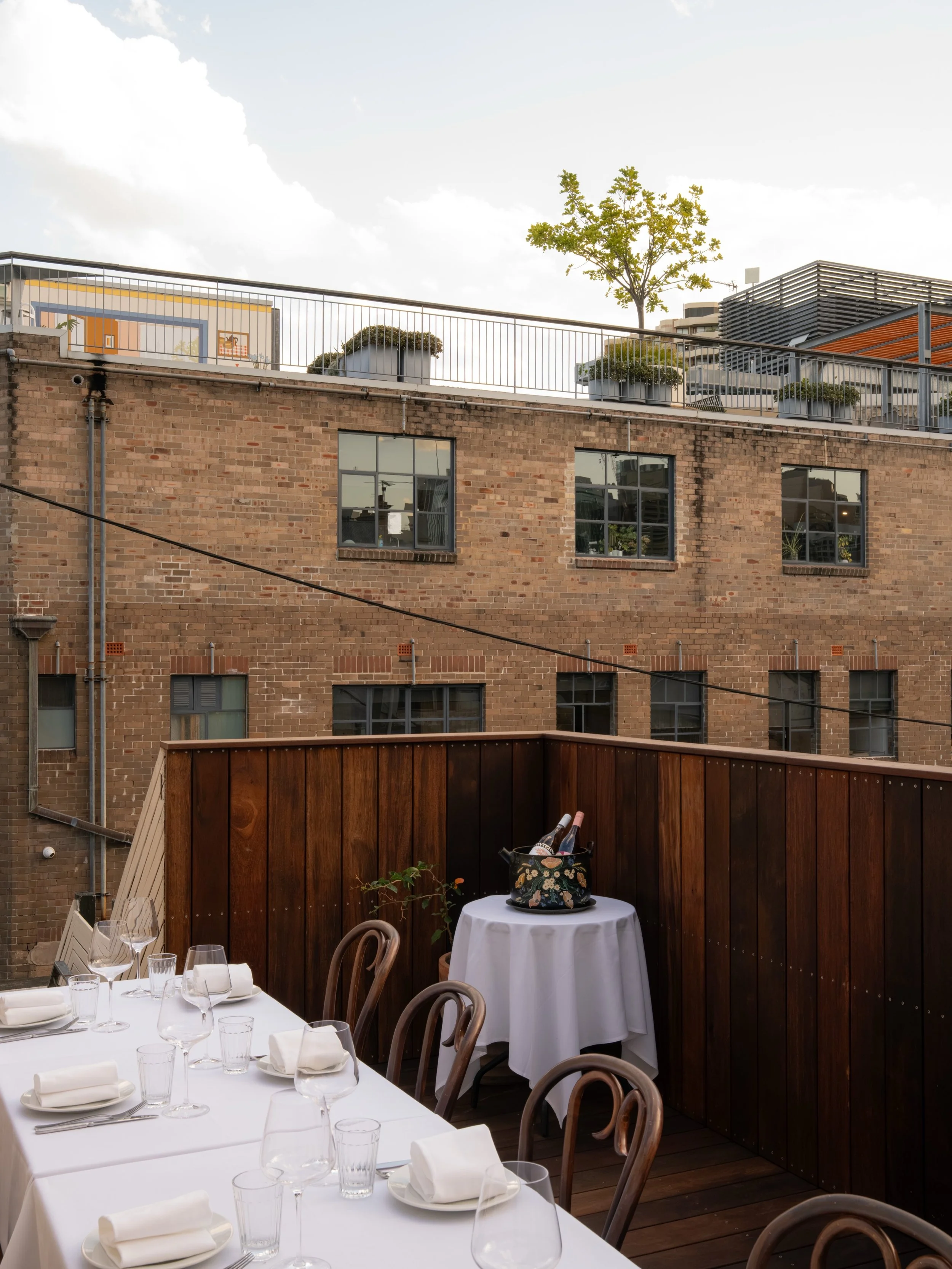 EVENTS! Planning one? End of year creeping up on you? We have you covered.

From long lunches to late nights, intimate dinners to full-blown celebrations, our spaces can do a little bit of everything. Seated or standing, daytime or after dark, indoor
