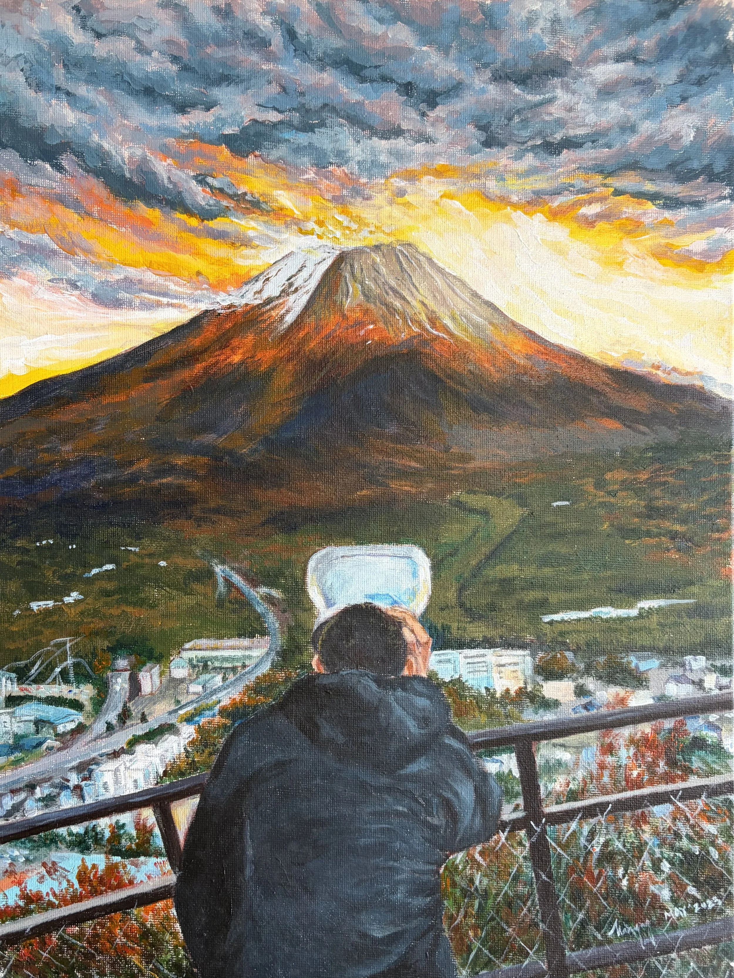 Moment of Eternity  (40cm x 30cm, Acrylic on canvas)