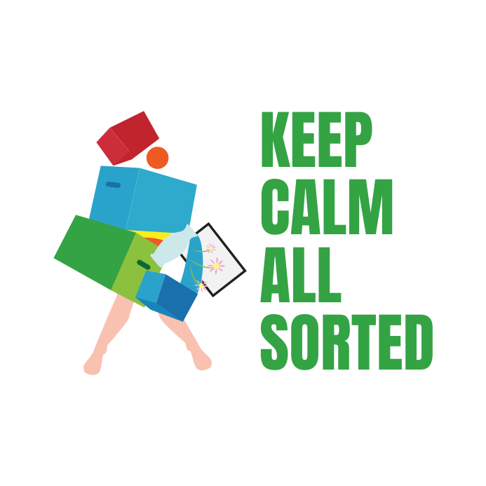 Keep Calm All Sorted logo, a partner of Suede Logistics