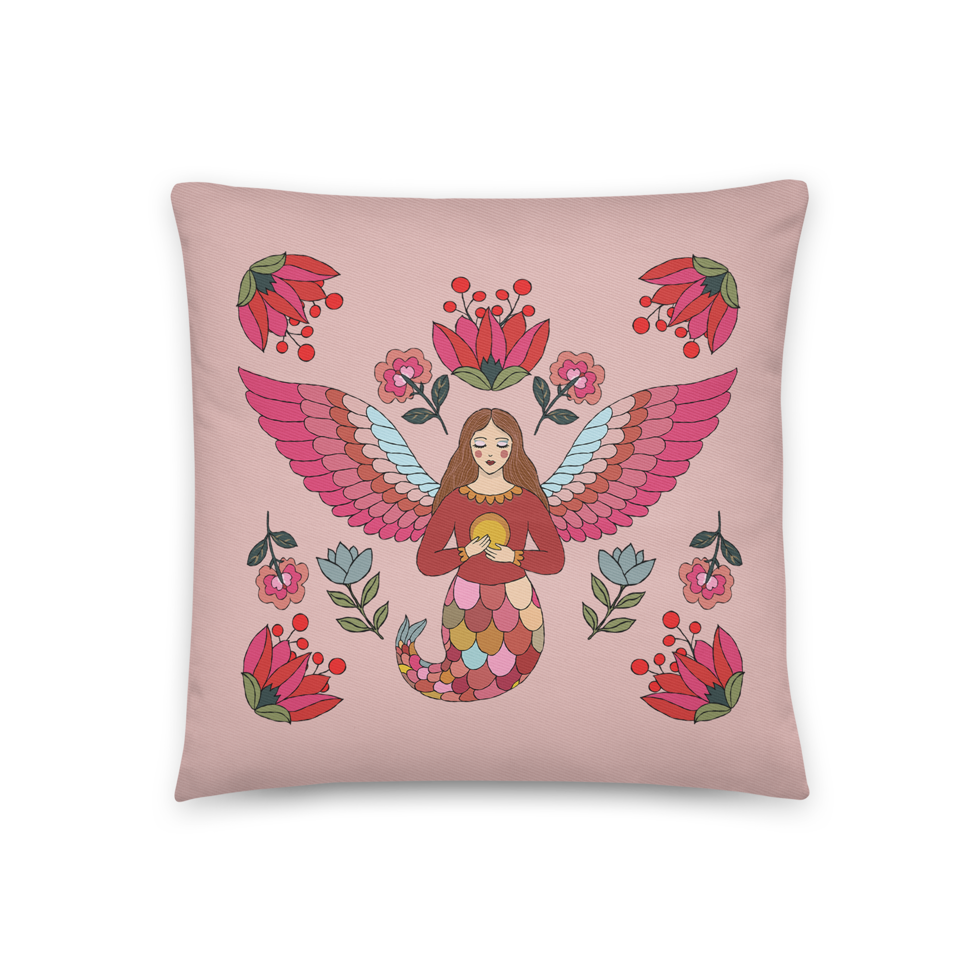 Angel Mermaid - Cotton pillow