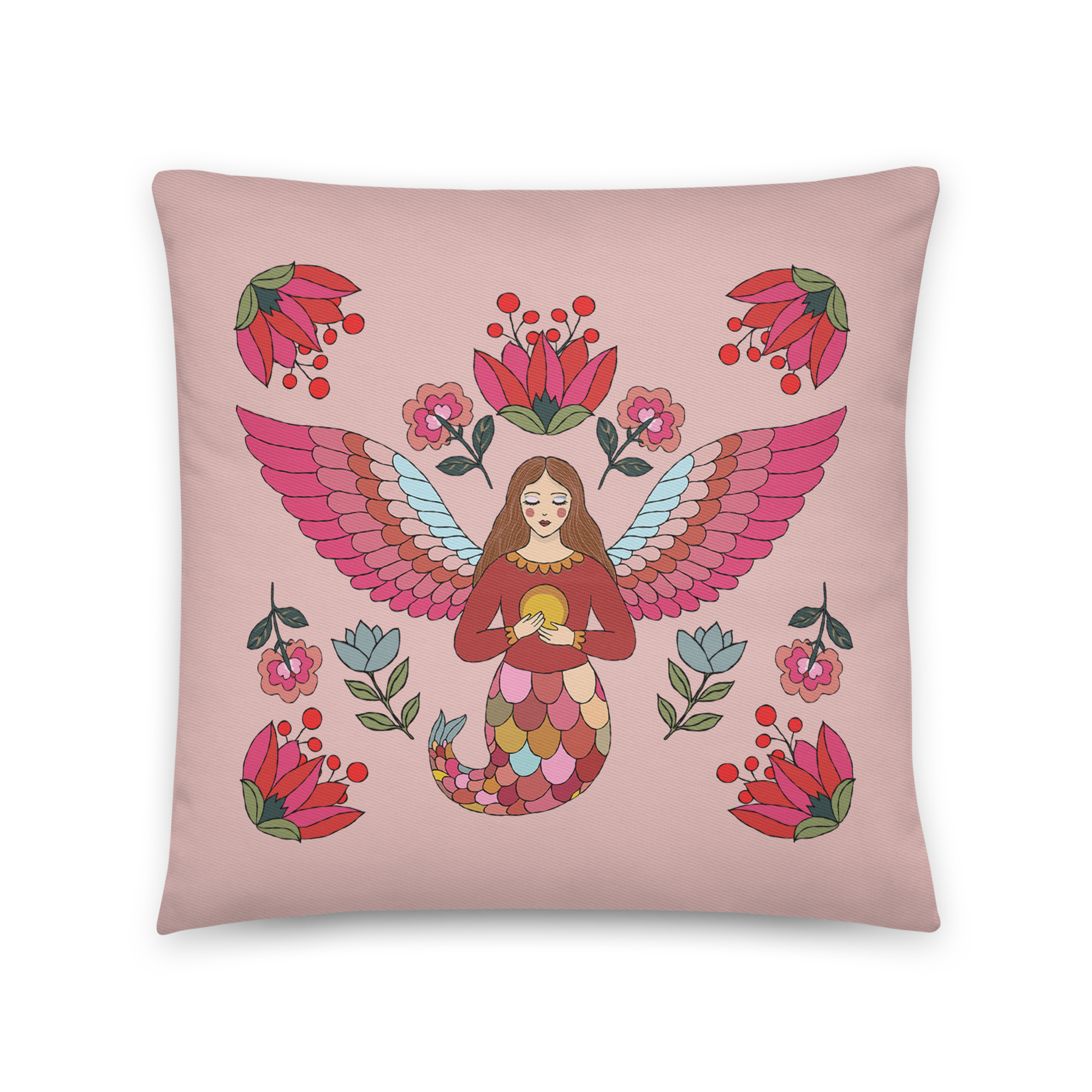 Angel Mermaid - Cotton pillow