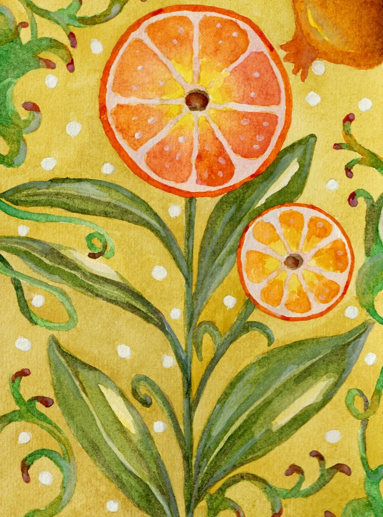 Orange Flower
#watercolor #art